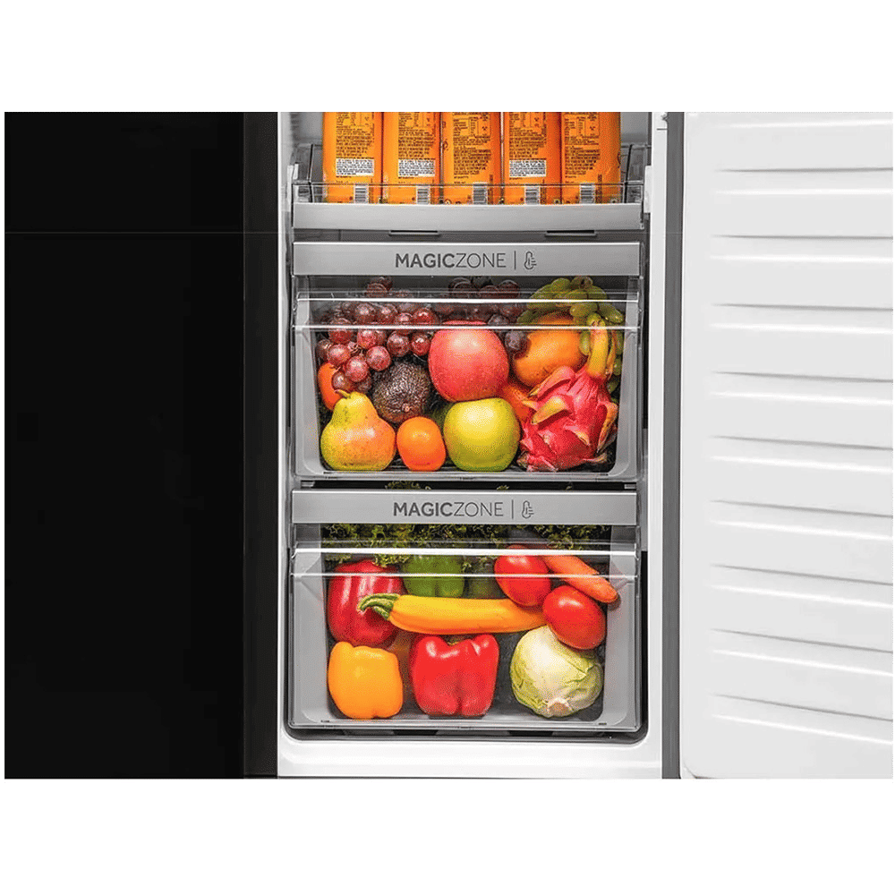 Haier 630 Litres Frost Free French Door Smart Wifi Enabled Refrigerator with Motion Sensor (HRB-700KGU1, Black Glass)_6