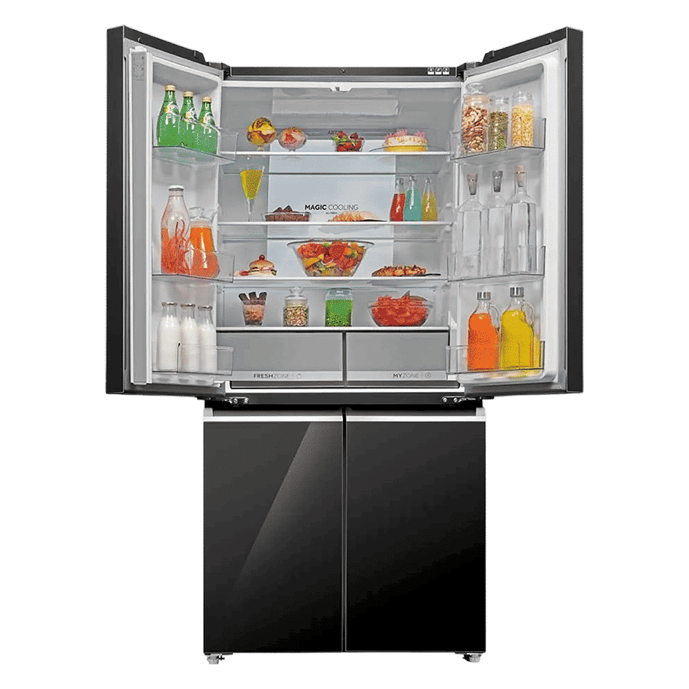 Haier 630 Litres Frost Free French Door Smart Wifi Enabled Refrigerator with Motion Sensor (HRB-700KGU1, Black Glass)_13