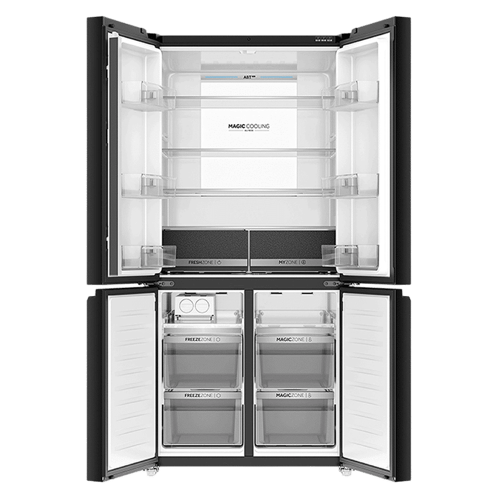Haier 630 Litres Frost Free French Door Smart Wifi Enabled Refrigerator with Motion Sensor (HRB-700KGU1, Black Glass)_9