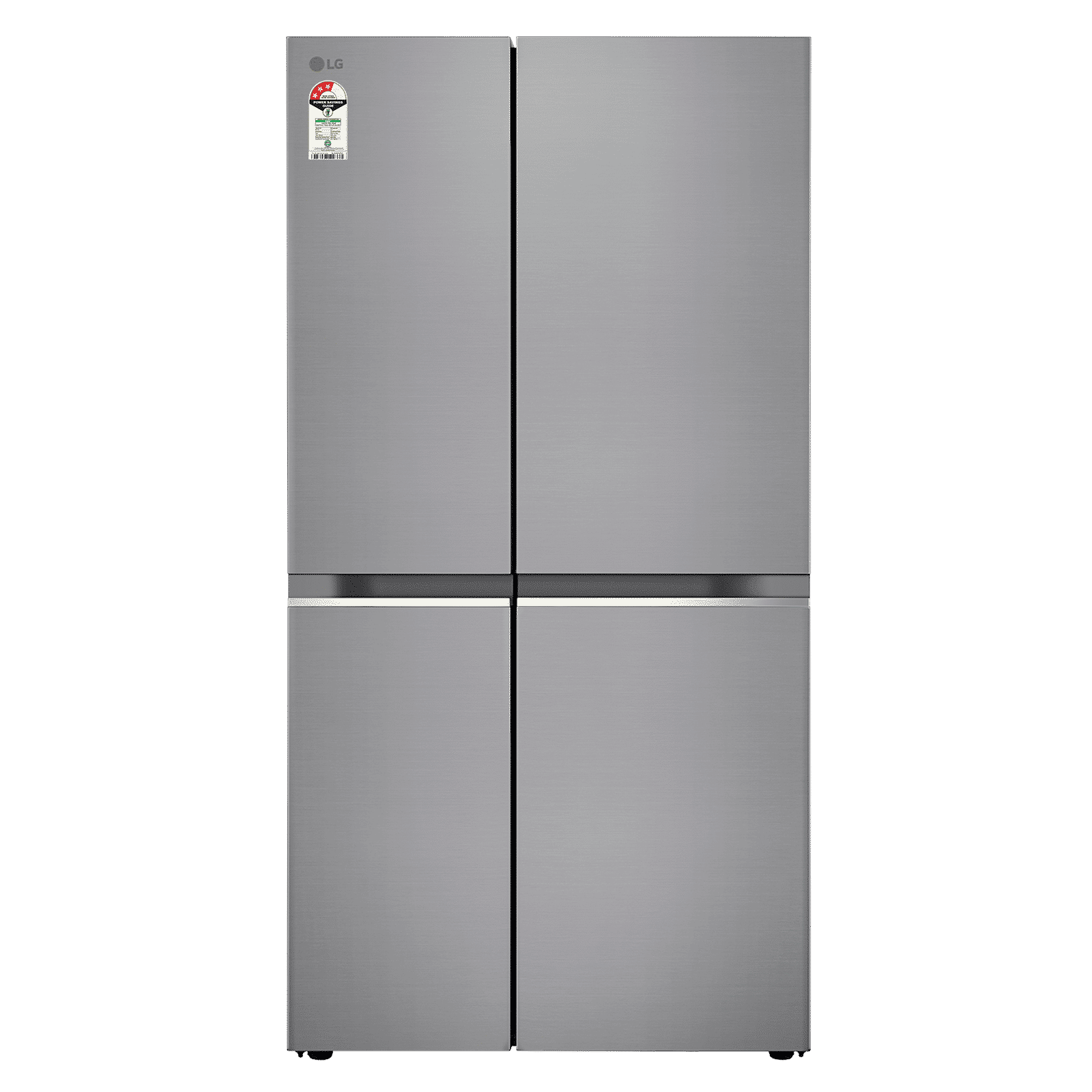 LG 650 Litres 3 Star Frost Free Side by Side Refrigerator with DoorCooling Plus Technology (GL- B257HPZ3, Shiny Steel)_1