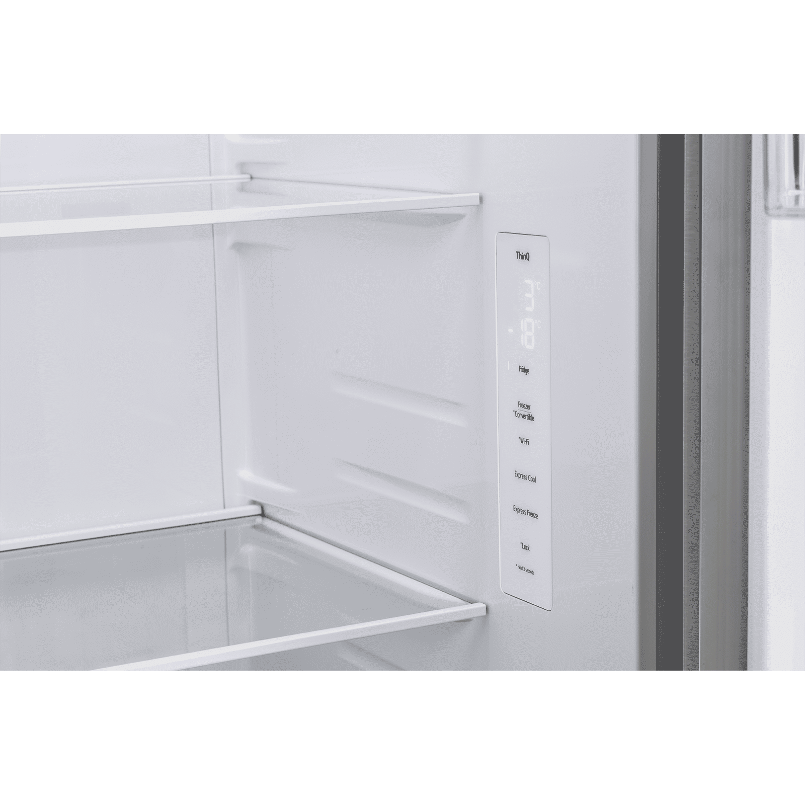 LG 650 Litres 3 Star Frost Free Side by Side Refrigerator with DoorCooling Plus Technology (GL- B257HPZ3, Shiny Steel)_15