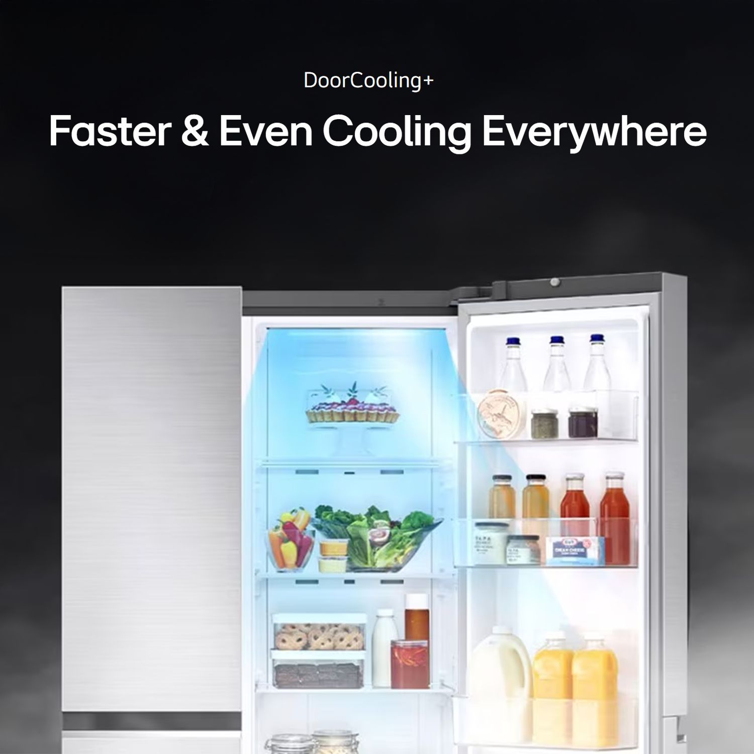 LG 650 Litres 3 Star Frost Free Side by Side Refrigerator with DoorCooling Plus Technology (GL- B257HPZ3, Shiny Steel)_20