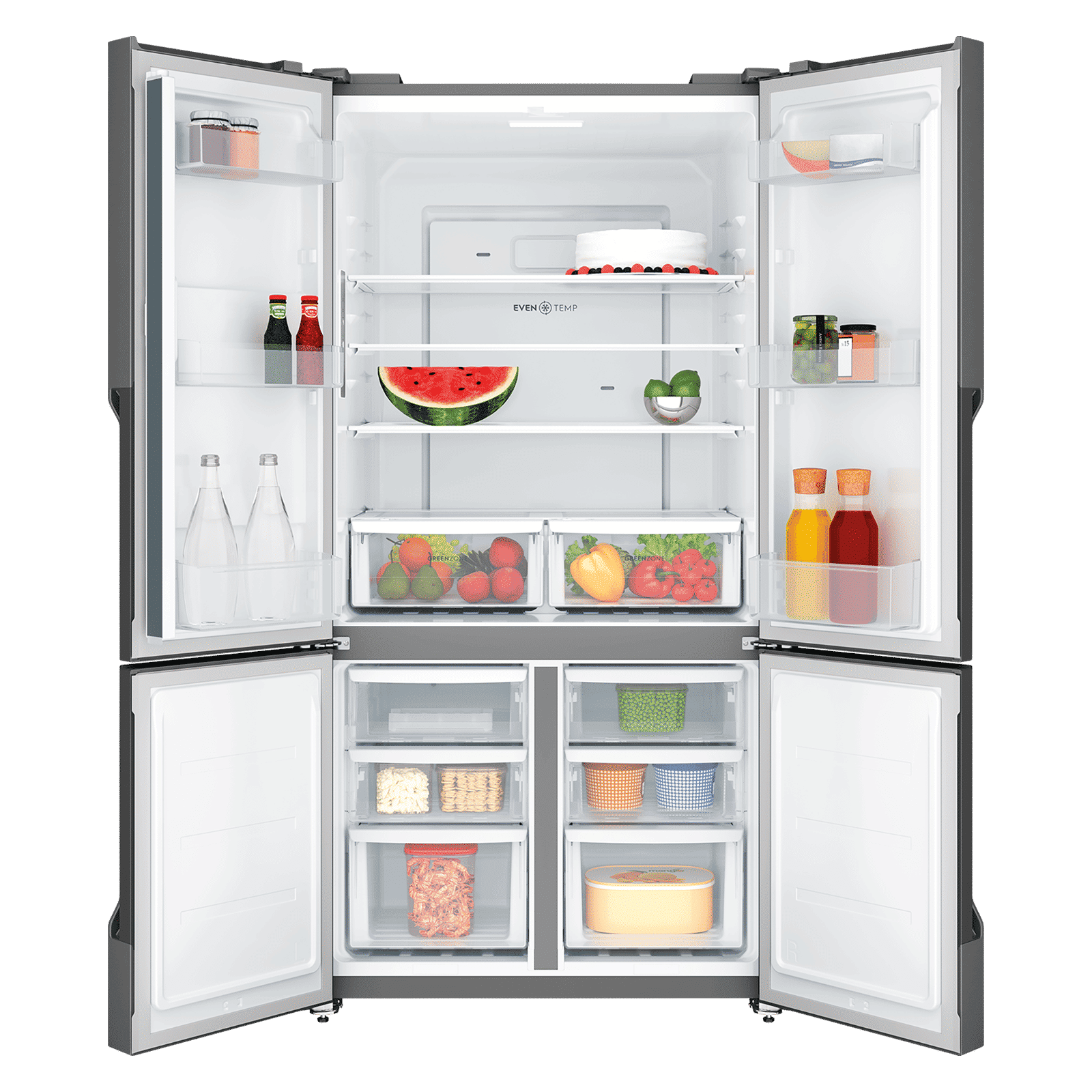 Electrolux 700 Series 564 Litres Frost Free French Door Refrigerator with Electronic Touch Control (EQE5600B-S, Silver)_3