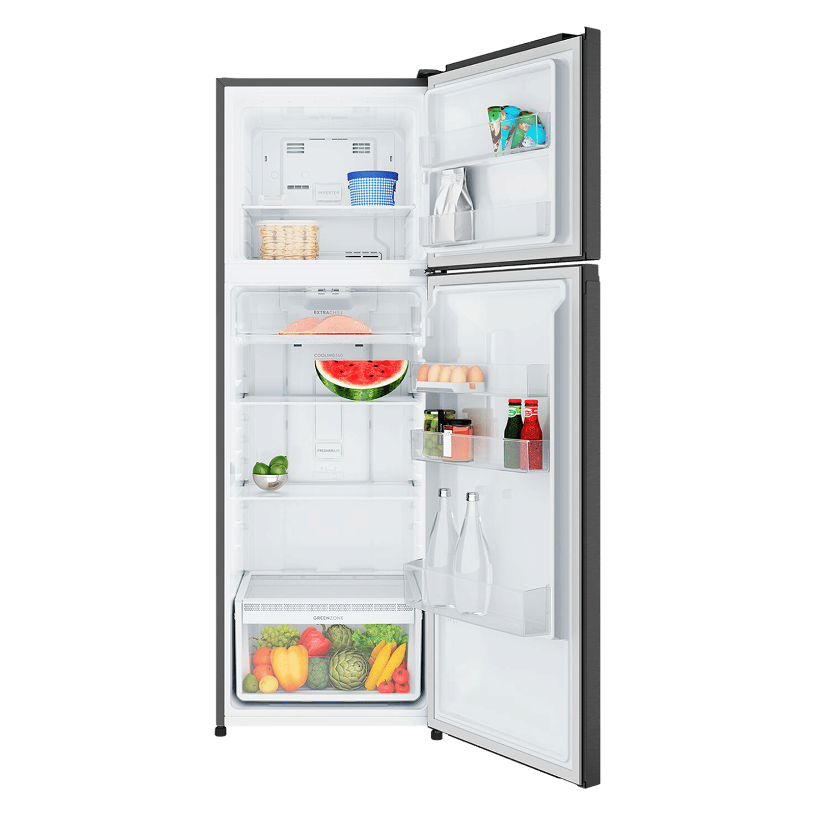 Electrolux 700 Series 341 Litres 1 Star Frost Free Double Door Refrigerator with AI AutoSense (ETM3400L-B, Matt Charcoal Black)_7