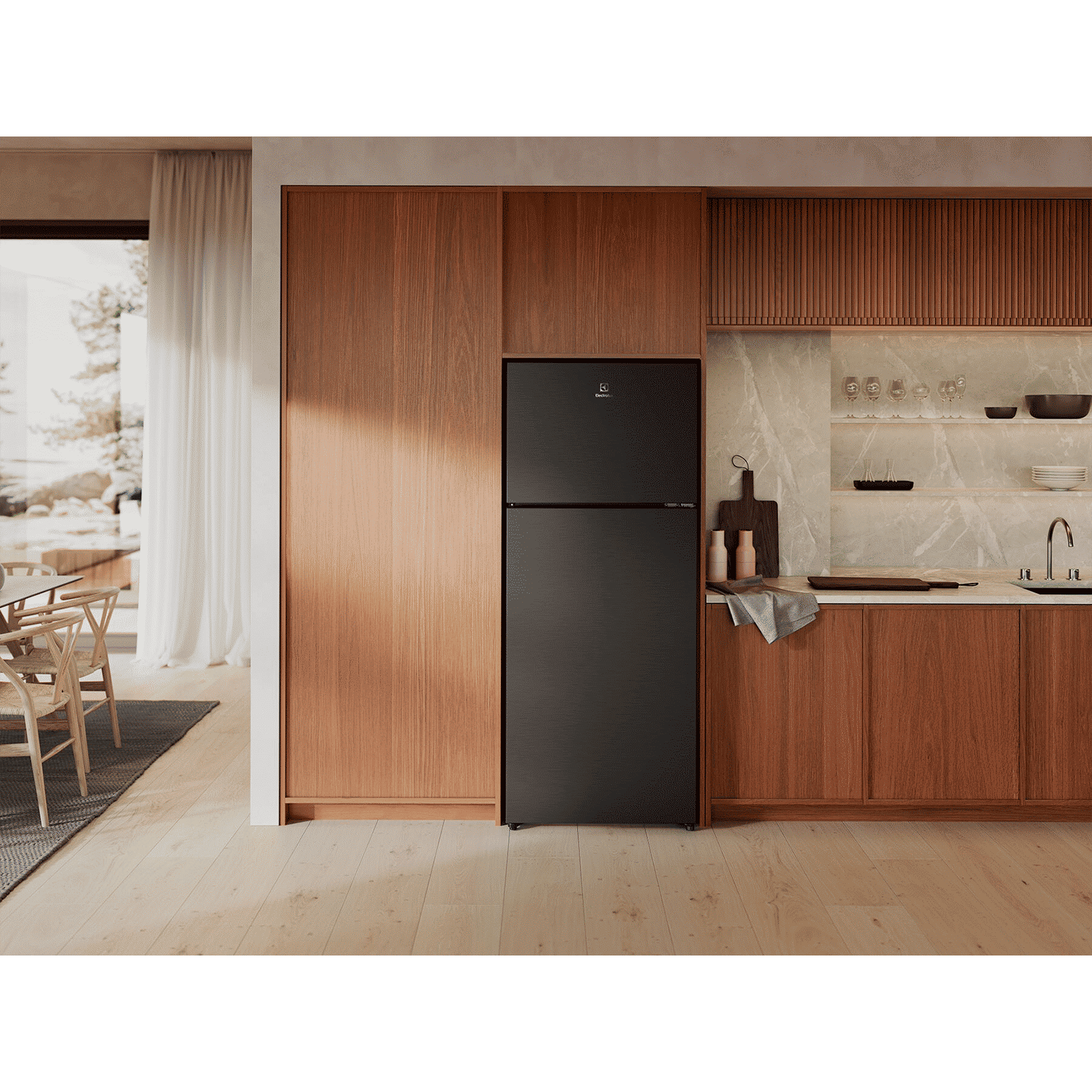 Electrolux 700 Series 431 Litres 1 Star Frost Free Double Door Refrigerator with AI AutoSense (ETM4302C-B, Matt Charcoal Black) Electrolux 700 Series 431 Litres 1 Star Frost Free Double Door Refrigerator with AI AutoSense (ETM4302C-B, Matt Charcoal Black)_15