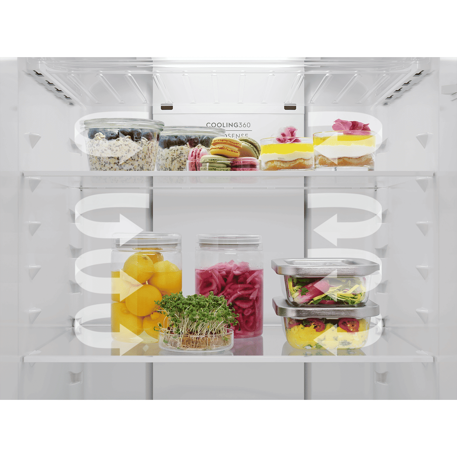 Electrolux 700 Series 503 Litres 1 Star Frost Free Double Door Refrigerator with AI AutoSense (ETM5002C-S, Steel)_10