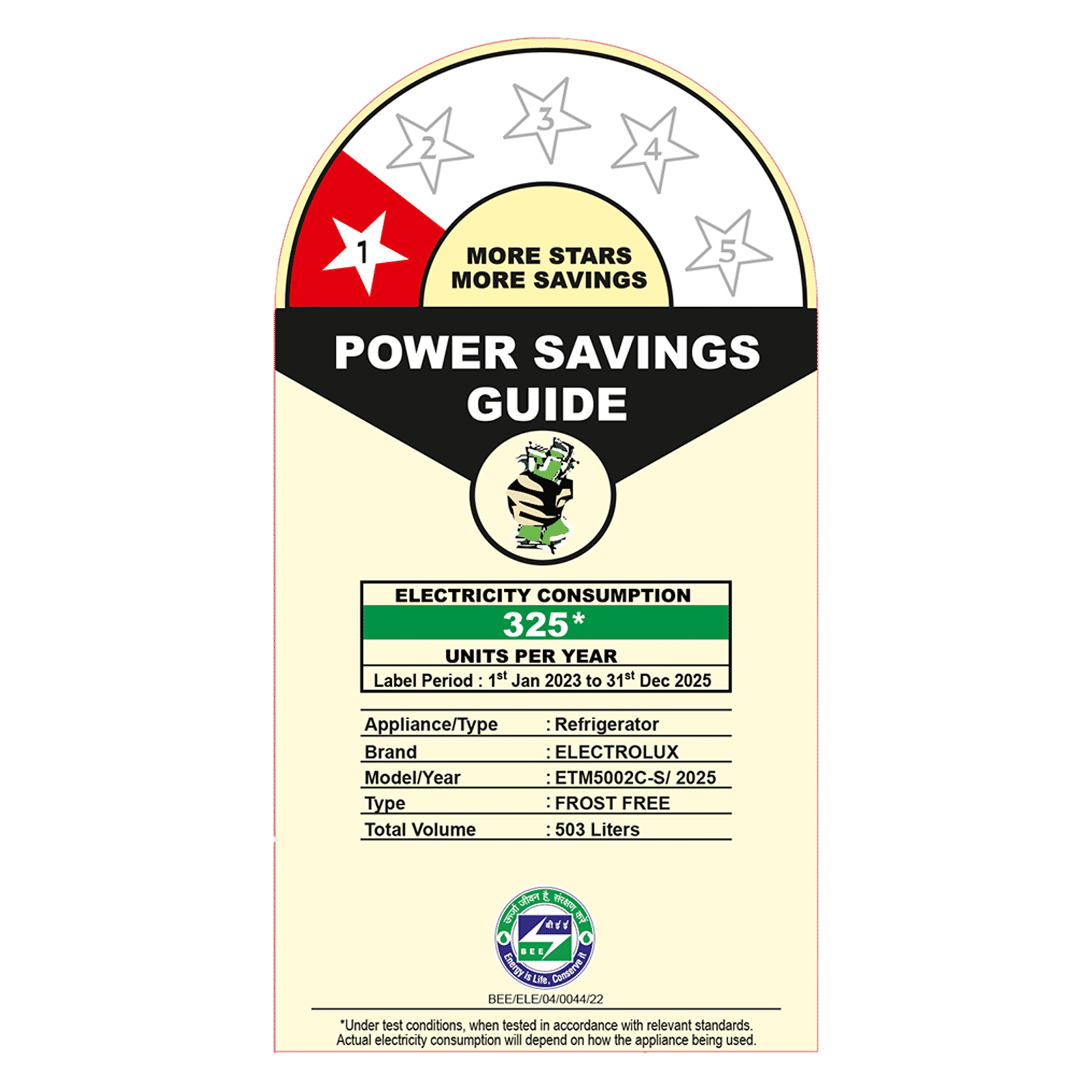 Electrolux 700 Series 503 Litres 1 Star Frost Free Double Door Refrigerator with AI AutoSense (ETM5002C-S, Steel)_8