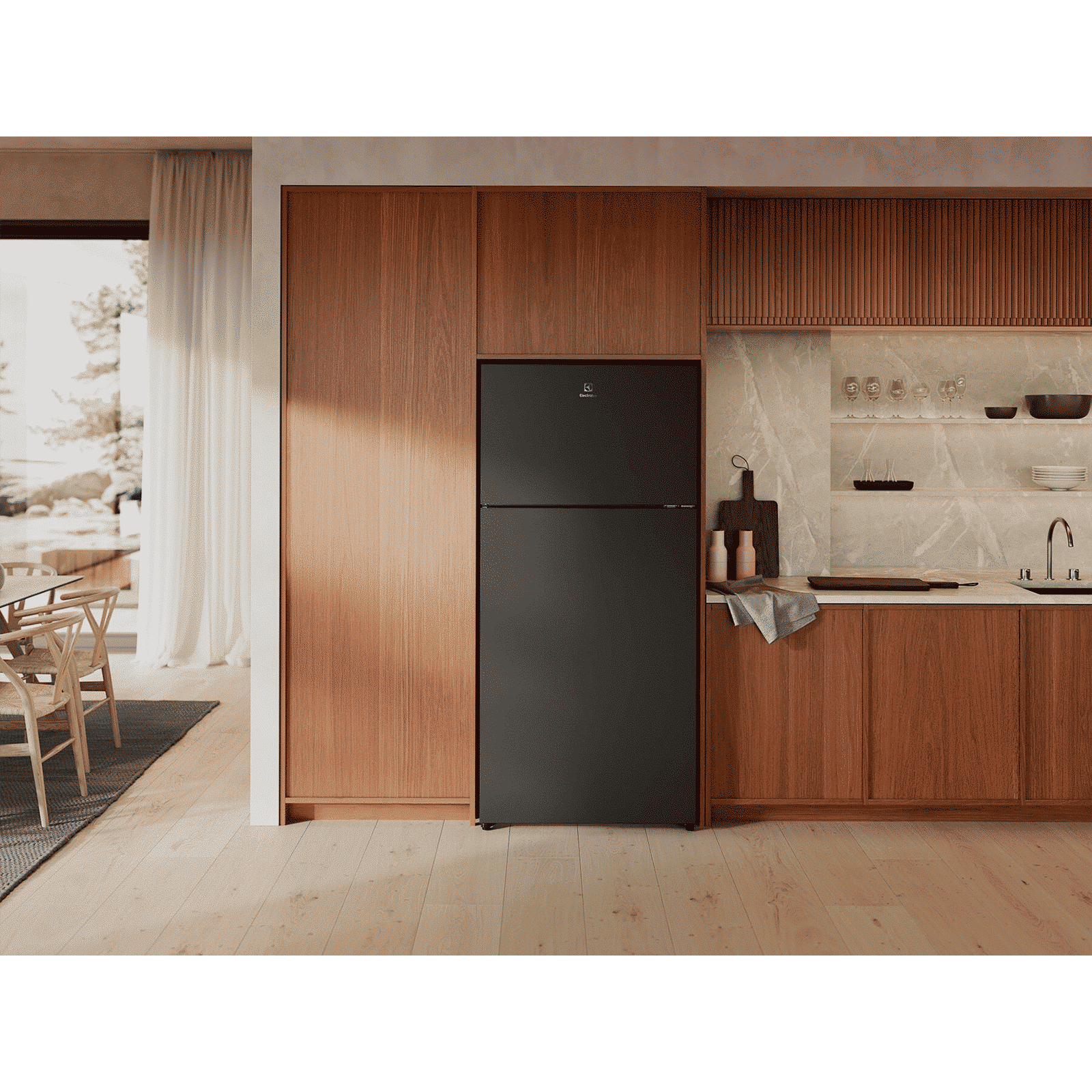 Electrolux 700 Series 503 Litres 1 Star Frost Free Double Door Refrigerator with AI AutoSense (ETM5002C-B, Matt Charcoal Black)_20