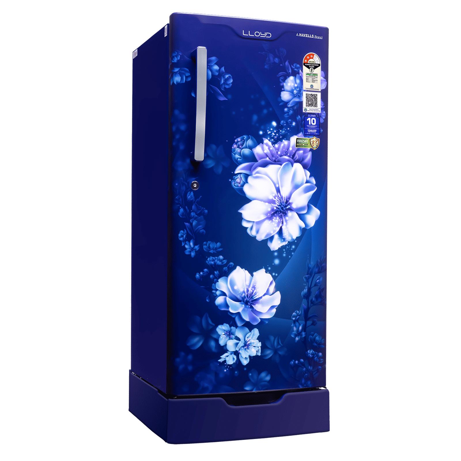 LLYOD 188 Litres 5 Star Direct Cool Single Door Refrigerator with Rapid Freeze Technology (GLDF205SCBS2LC, Cherry Blossom Blue)_5
