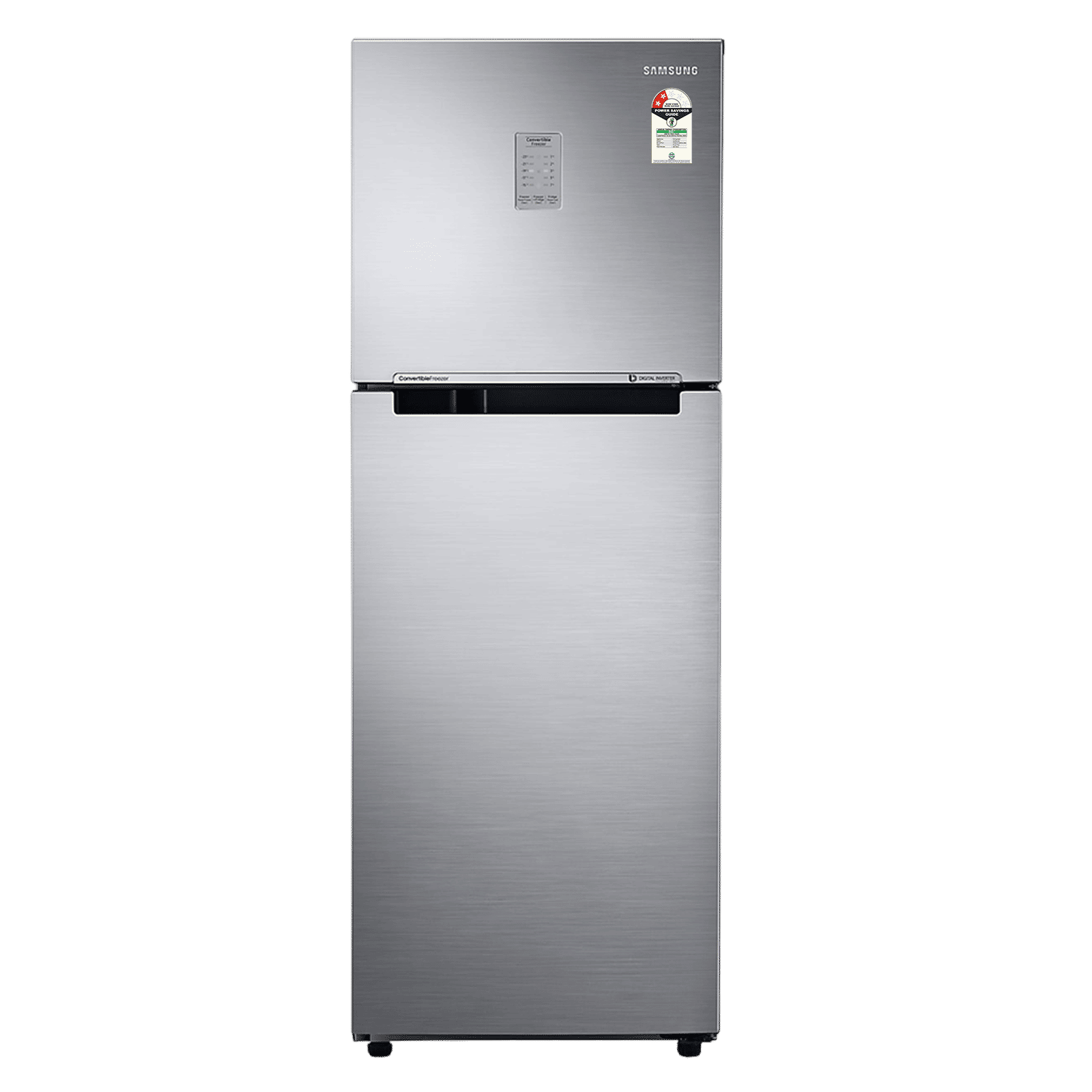 SAMSUNG 236 Litres 2 Star Frost Free Double Door Convertible Refrigerator with Convertible Freezer (RT28C3732S8/HL, Elegant Inox)_1