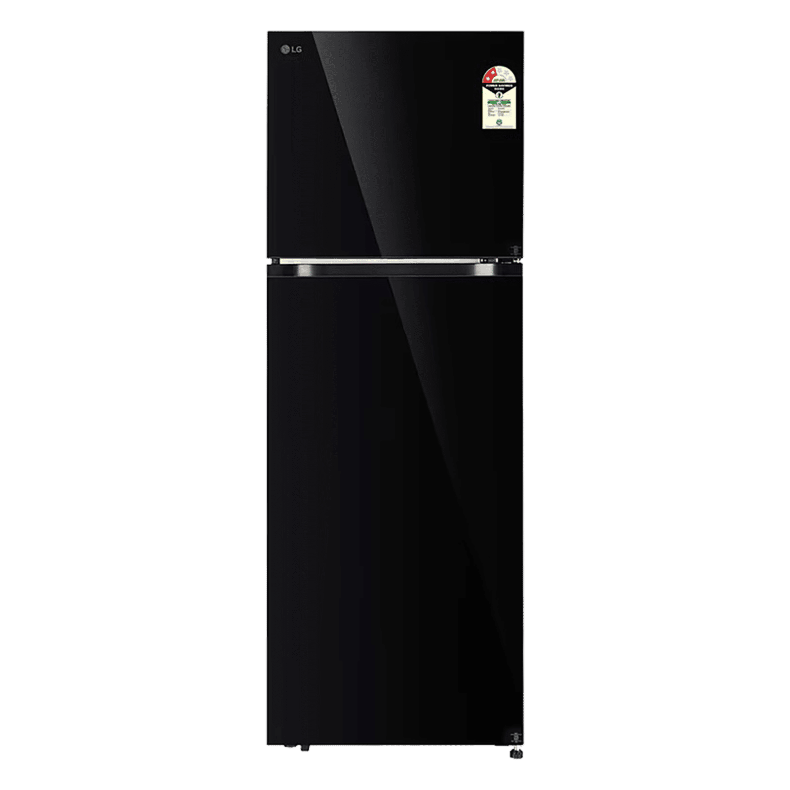 LG 343 Litres 2 Star Frost Free Double Door Convertible Refrigerator with Smart Diagnosis (GL-S382SBMY, Black Mirror)_1