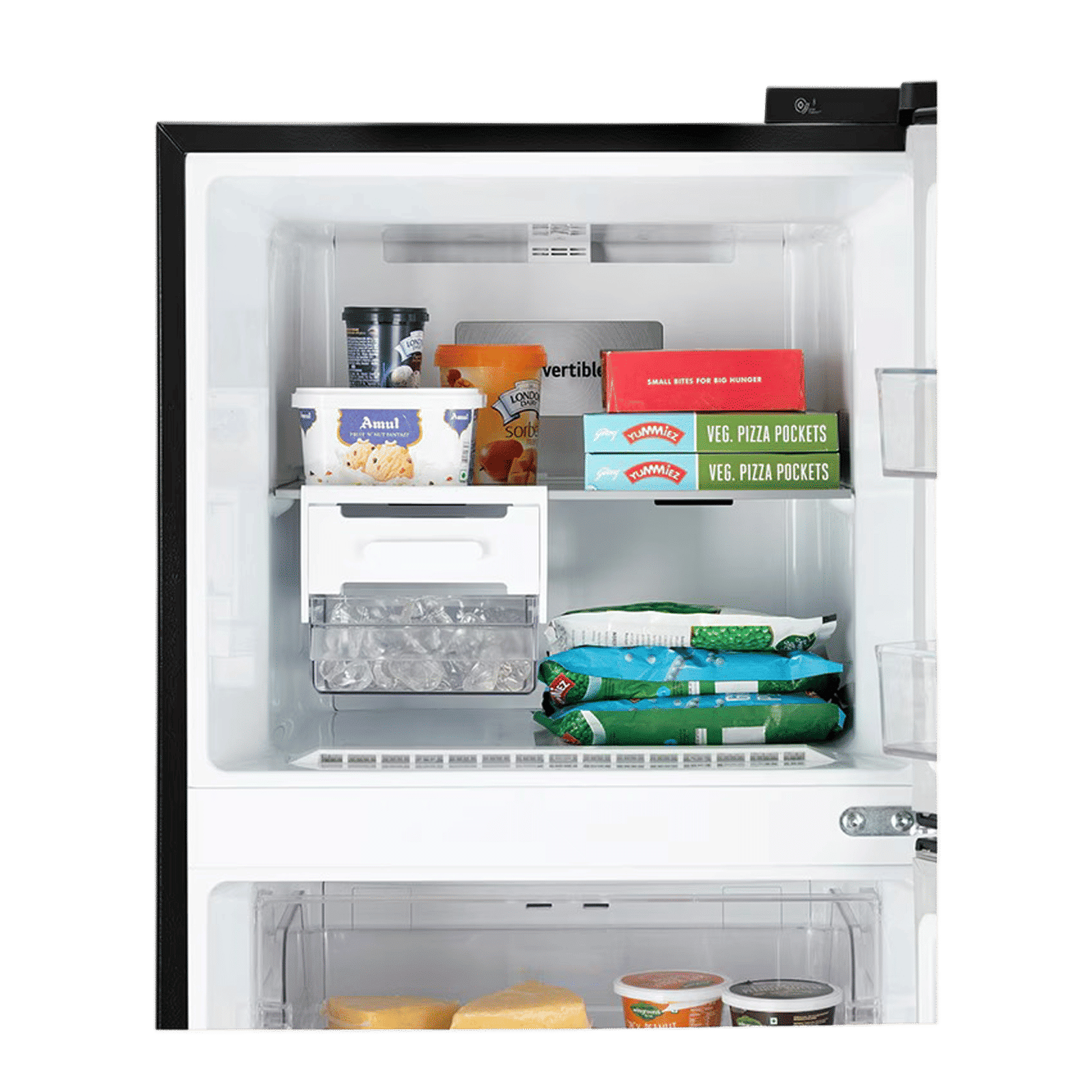 LG 343 Litres 2 Star Frost Free Double Door Convertible Refrigerator with Smart Diagnosis (GL-S382SBMY, Black Mirror)_10