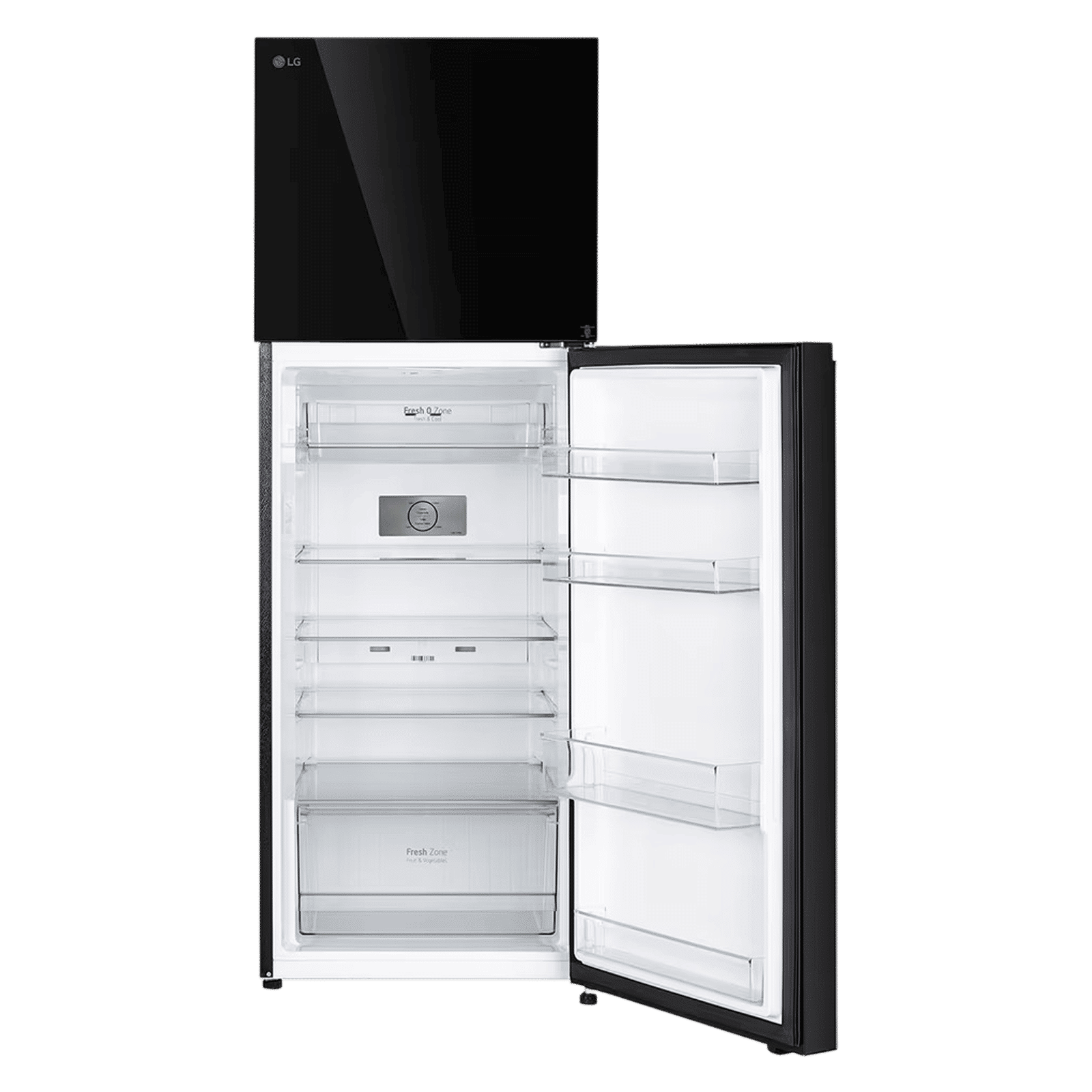 LG 343 Litres 2 Star Frost Free Double Door Convertible Refrigerator with Smart Diagnosis (GL-S382SBMY, Black Mirror)_11