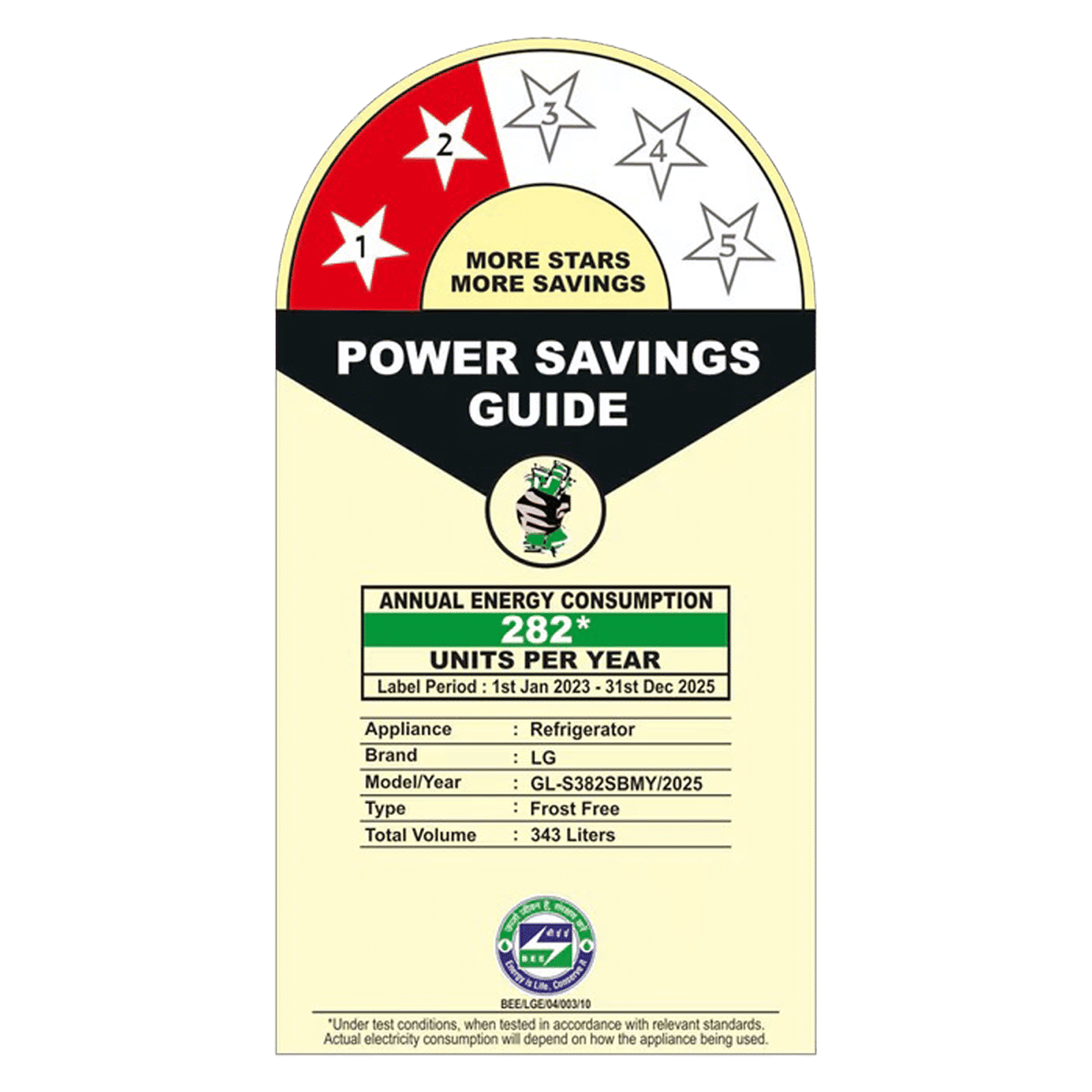 LG 343 Litres 2 Star Frost Free Double Door Convertible Refrigerator with Smart Diagnosis (GL-S382SBMY, Black Mirror)_7