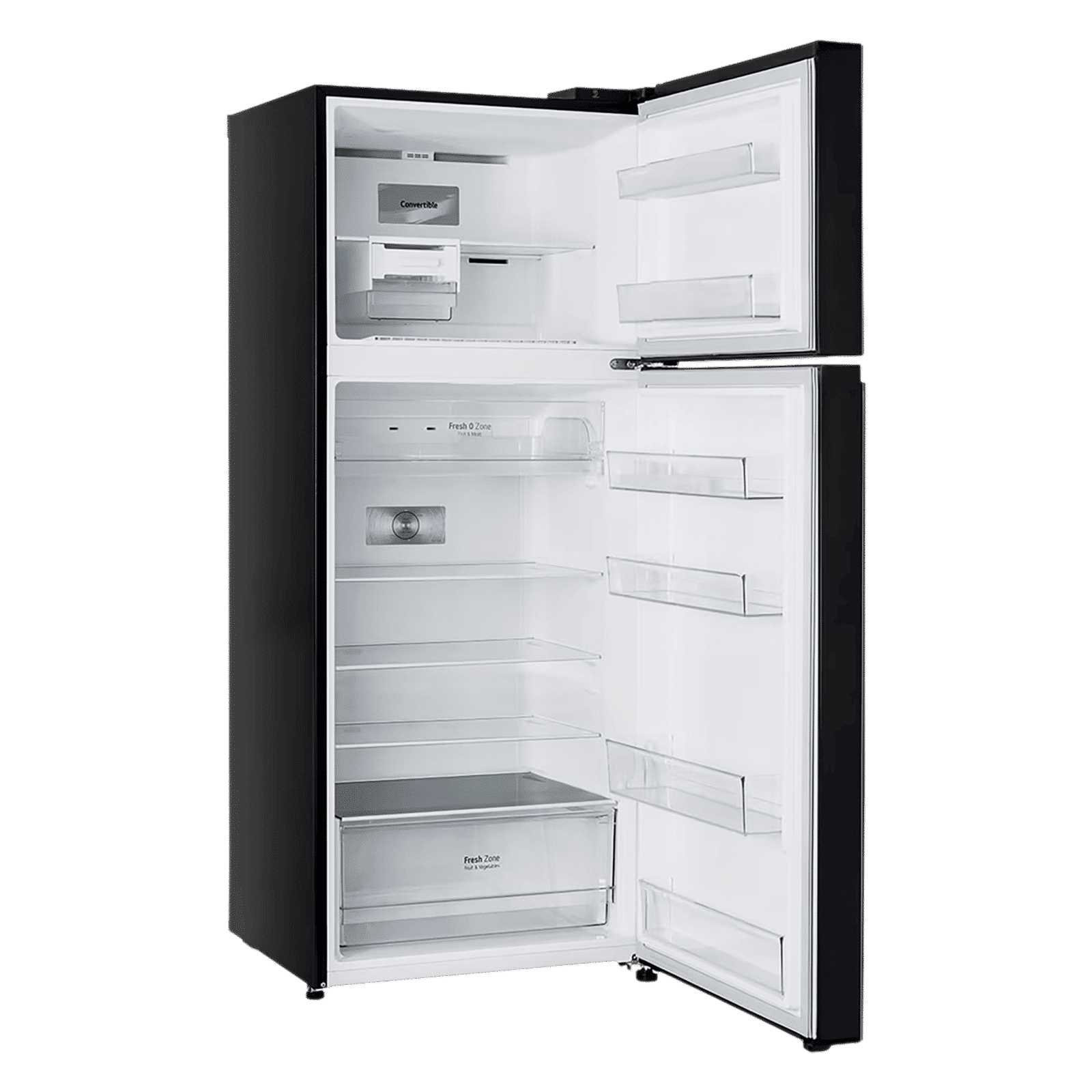 LG 398 Litres 2 Star Frost Free Double Door Convertible Refrigerator with Smart Diagnosis (GL-S422SBMY, Black Mirror)_13