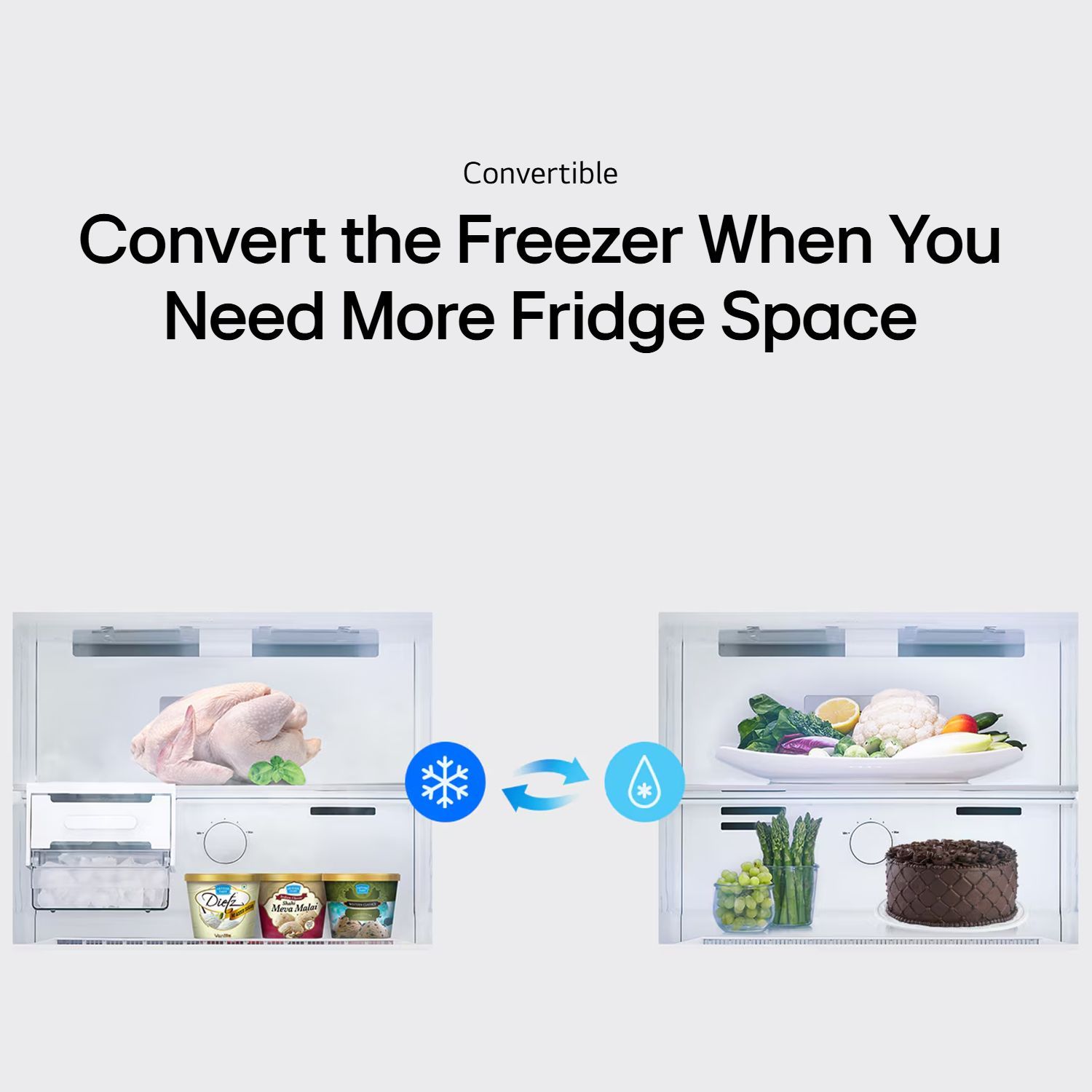 LG 466 Litres 2 Star Frost Free Double Door Convertible Refrigerator with Smart Diagnosis (GL-T492EBMY, Black Mirror)_15