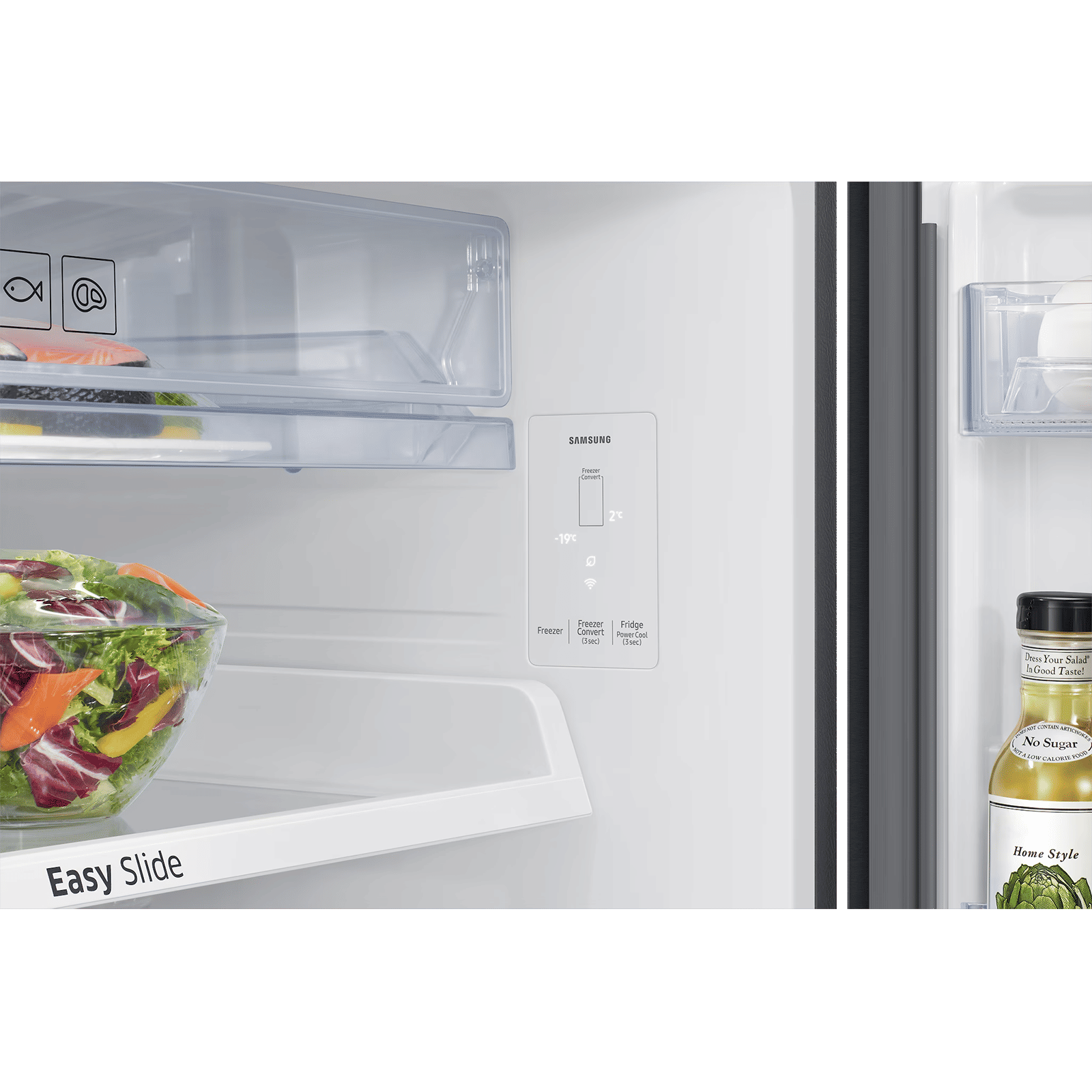 SAMSUNG DG Series 530 Litres 1 Star Frost Free Double Door Smart Wifi Enabled Refrigerator with Bespoke AI (RT56DG7A6AB1TL, Black Matt)_7