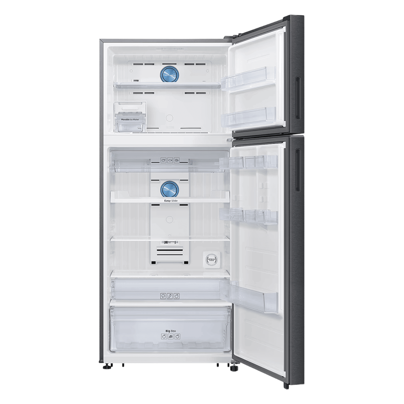 SAMSUNG DG Series 530 Litres 1 Star Frost Free Double Door Smart Wifi Enabled Refrigerator with Bespoke AI (RT56DG7A6AB1TL, Black Matt)_4