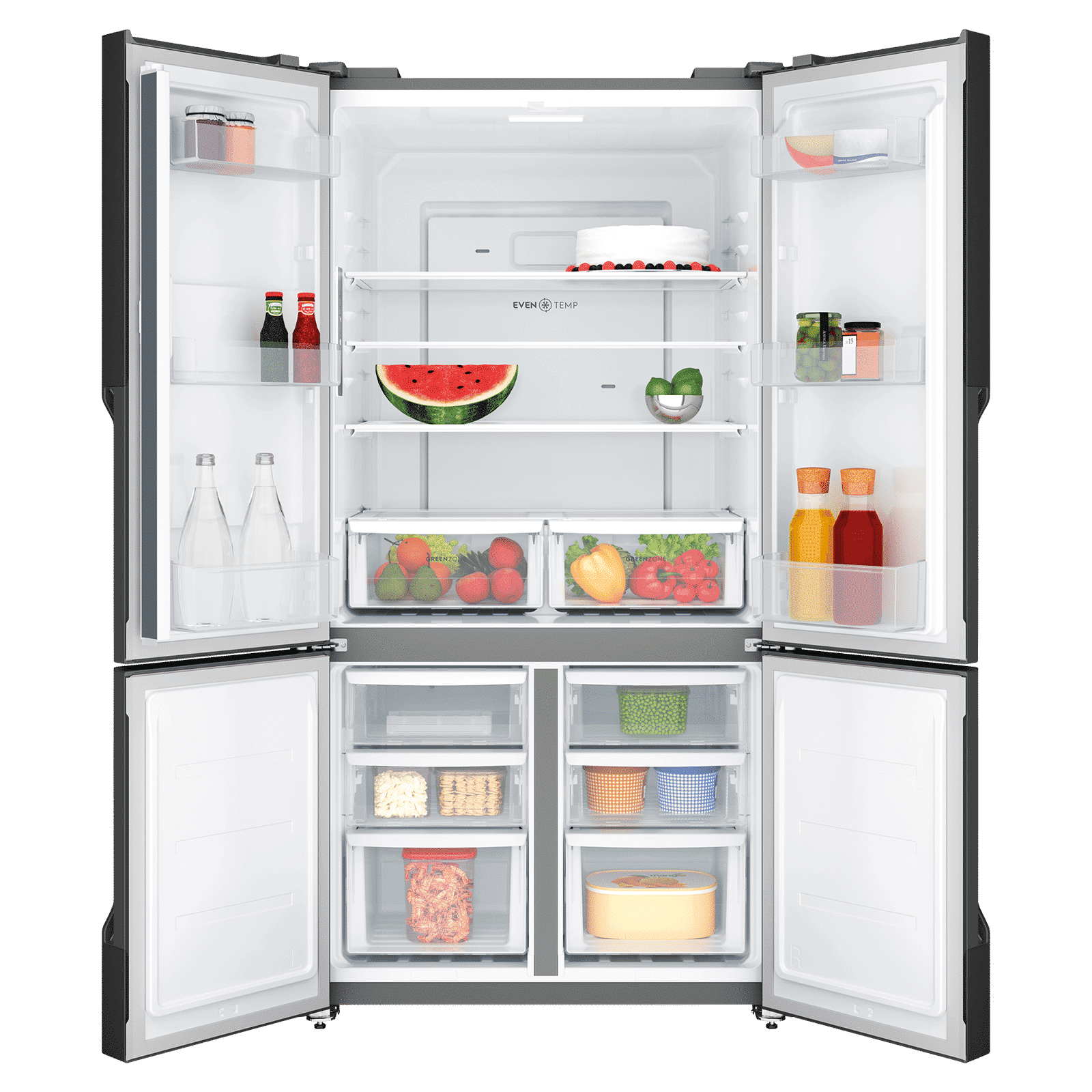 Electrolux 700 Series 564 Litres Frost Free French Door Refrigerator with Electronic Touch Control (EQE5600B-B, Matte Black)_5