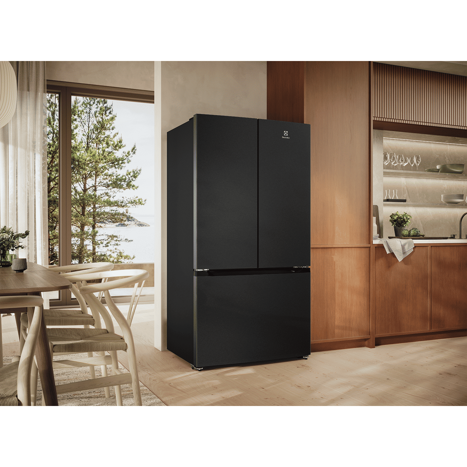 Electrolux 600 Series 565 Litres 4 Star Frost Free French Door Refrigerator with Electronic Touch Control (EHE5600D-B, Matt Charcoal Black)_8
