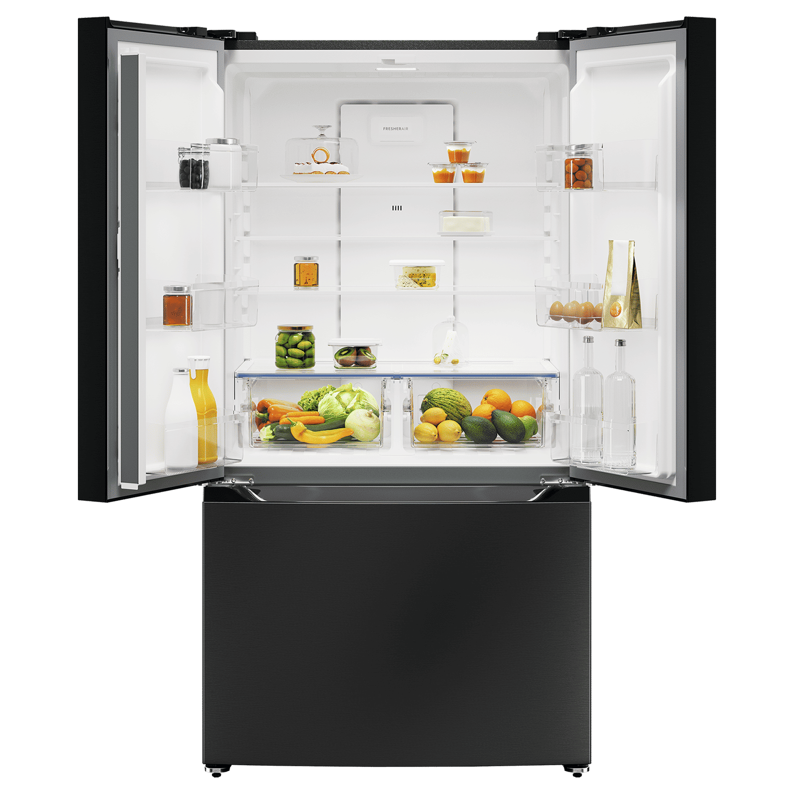 Electrolux 600 Series 565 Litres 4 Star Frost Free French Door Refrigerator with Electronic Touch Control (EHE5600D-B, Matt Charcoal Black)_3