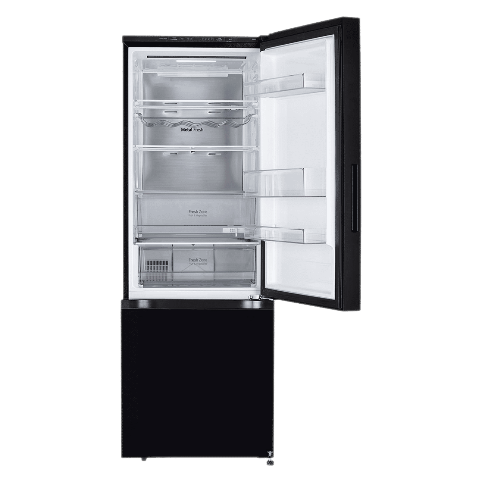 LG 340 Litres 3 Star Frost Free Double Door Bottom Mount Convertible Refrigerator with Smart Diagnosis (GL-B382EBMX, Black Mirror)_7