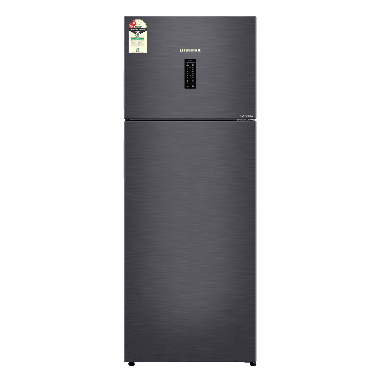 LIEBHERR Cluster 3 428 Litres 2 Star Frost Free Double Door Convertible Refrigerator with Duo Cooling (TVPcsB 4235, Cobalt Steel)_1