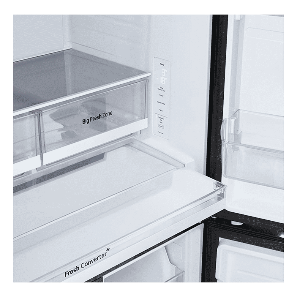 LG 610 Litres 3 Star Frost Free French Door Smart Wifi Enabled Refrigerator with Hygiene Fresh Plus (GV-B25FFGMB, Black Glass) LG 610 Litres 3 Star Frost Free French Door Smart Wifi Enabled Refrigerator with Hygiene Fresh Plus (GV-B25FFGMB, Black Glass)_6