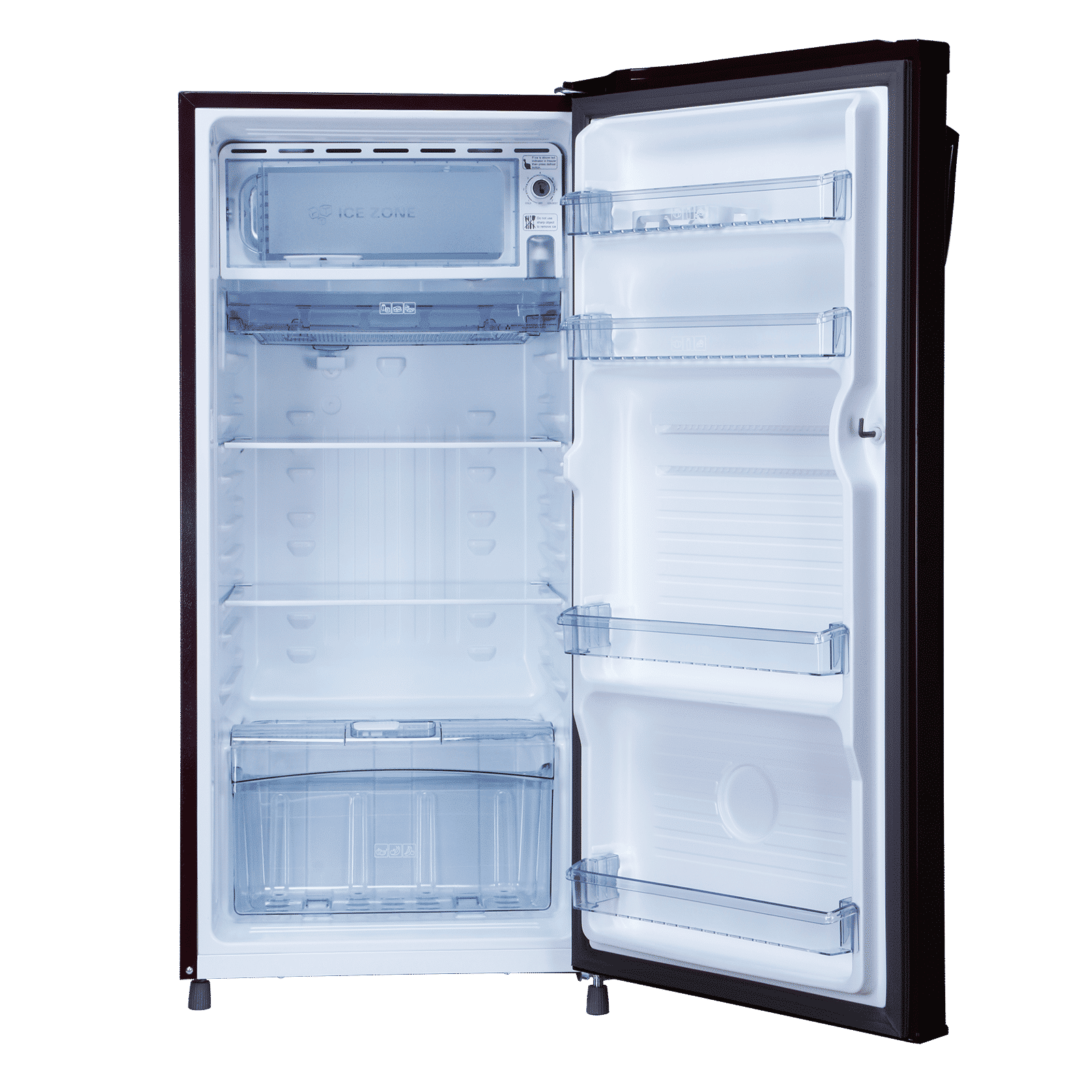 Croma 185 Litres 2 Star Direct Cool Single Door Refrigerator with Anti Fungal Gasket (Wine Floral) Croma 185 Litres 2 Star Direct Cool Single Door Refrigerator with Anti Fungal Gasket (Wine Floral)_5