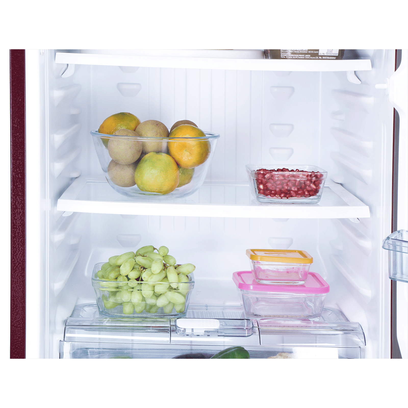 Croma 185 Litres 2 Star Direct Cool Single Door Refrigerator with Anti Fungal Gasket (Red Erika)_11