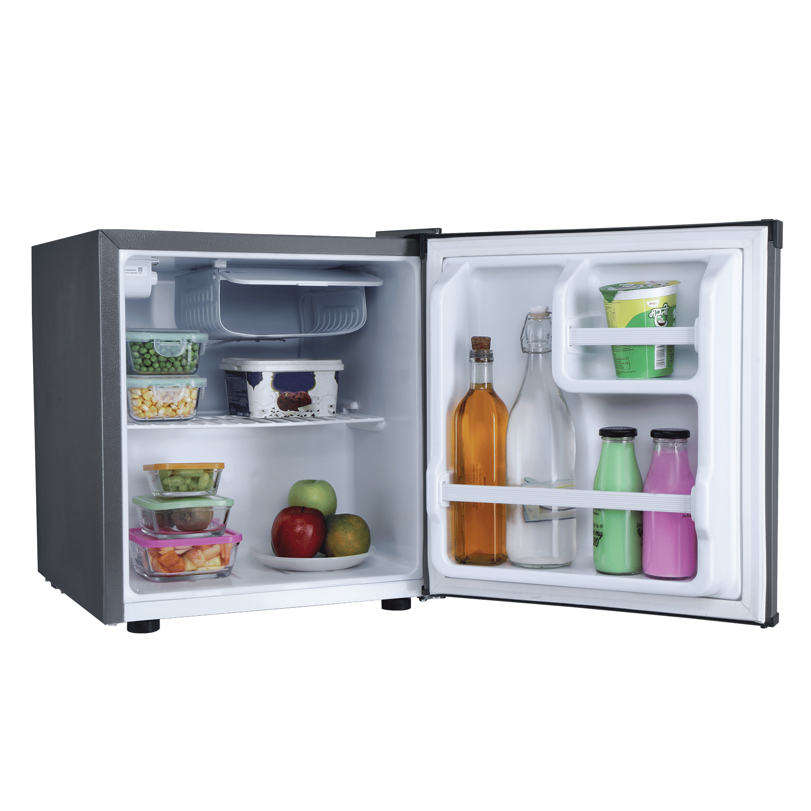 Croma 45 Litres 2 Star Direct Cool Single Door Mini Refrigerator with Anti Fungal Gasket (Gray)_12