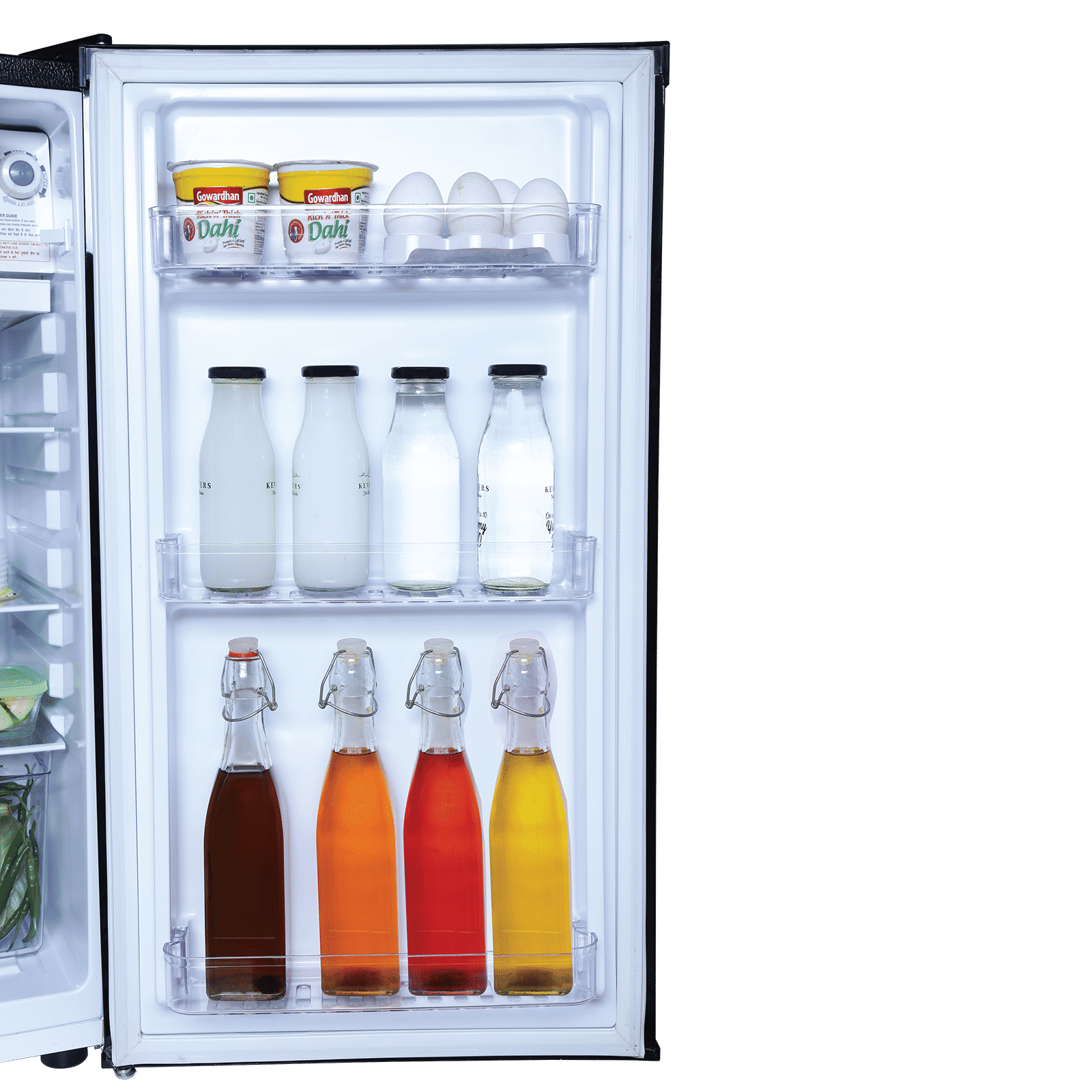 Croma 84 Litres 2 Star Direct Cool Single Door Refrigerator with Anti Fungal Gasket (Black)_16
