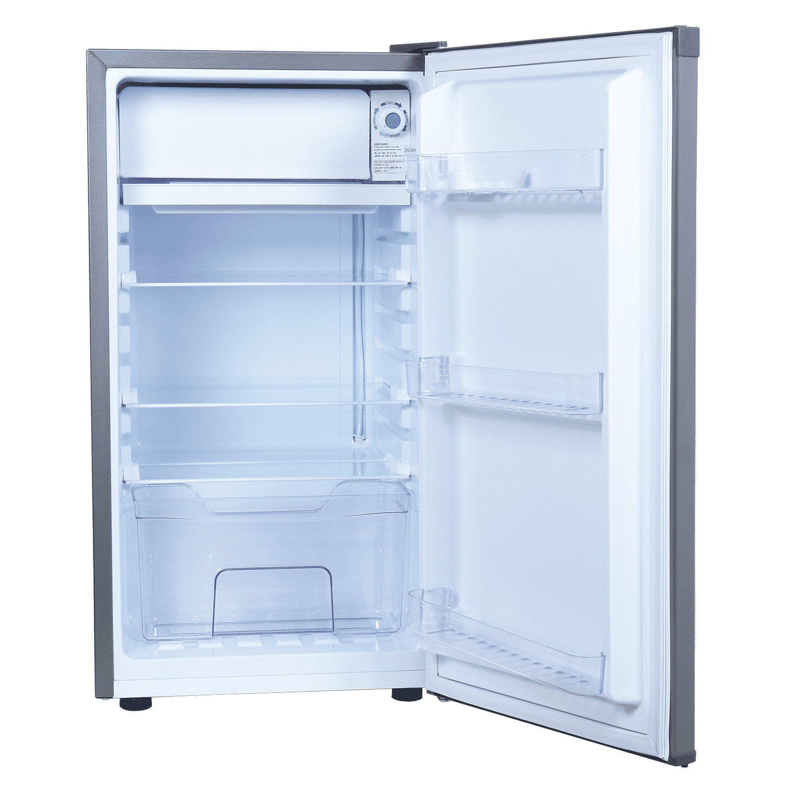 Croma 84 Litres 2 Star Direct Cool Single Door Refrigerator with Anti Fungal Gasket (Gray)_5