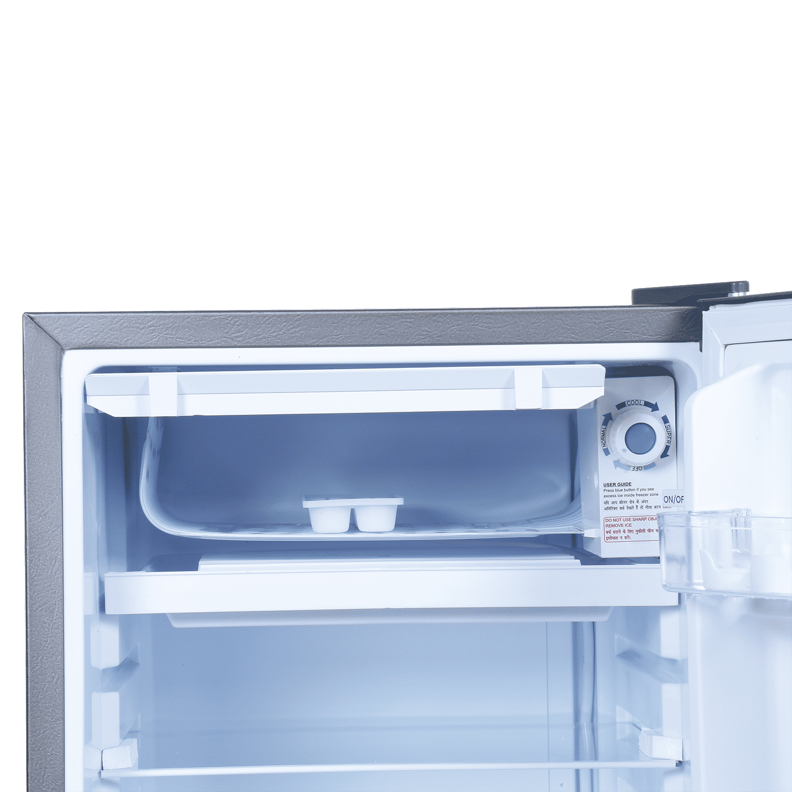 Croma 84 Litres 2 Star Direct Cool Single Door Refrigerator with Anti Fungal Gasket (Gray)_6