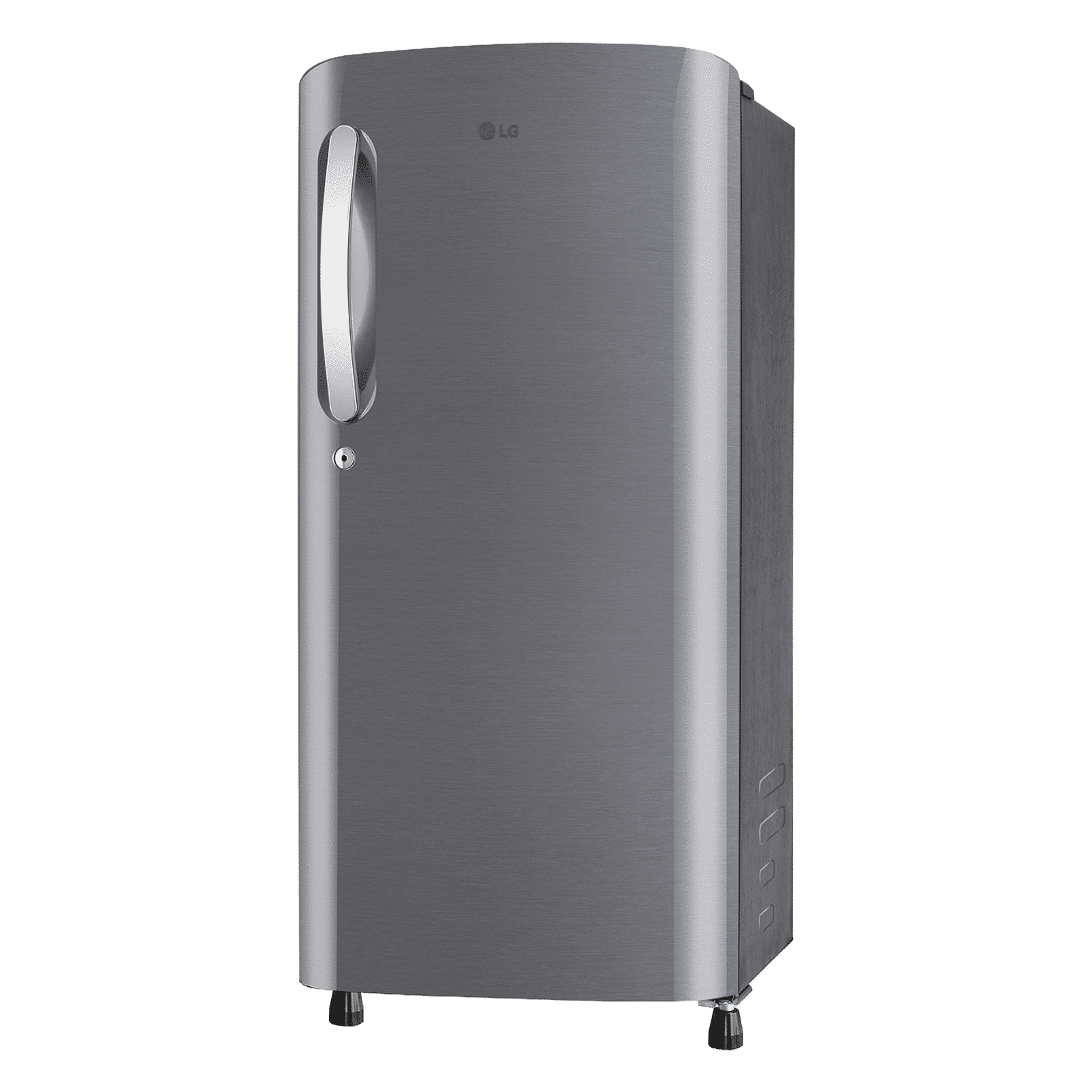 LG 185 Litres 3 Star Direct Cool Single Door Refrigerator with Smart Inverter Compressor (GLD1936YAPZ, Shiny Steel)_4