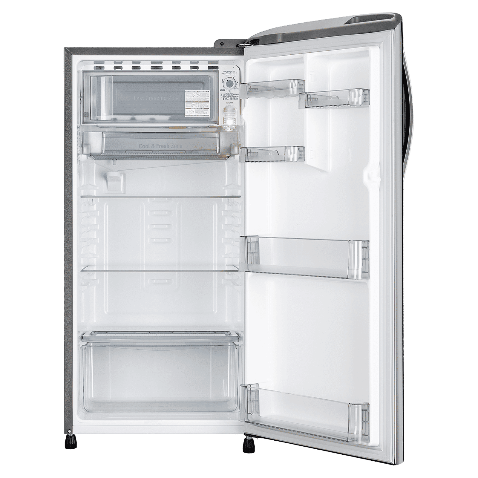 LG 185 Litres 3 Star Direct Cool Single Door Refrigerator with Smart Inverter Compressor (GLD1936YAPZ, Shiny Steel)_8