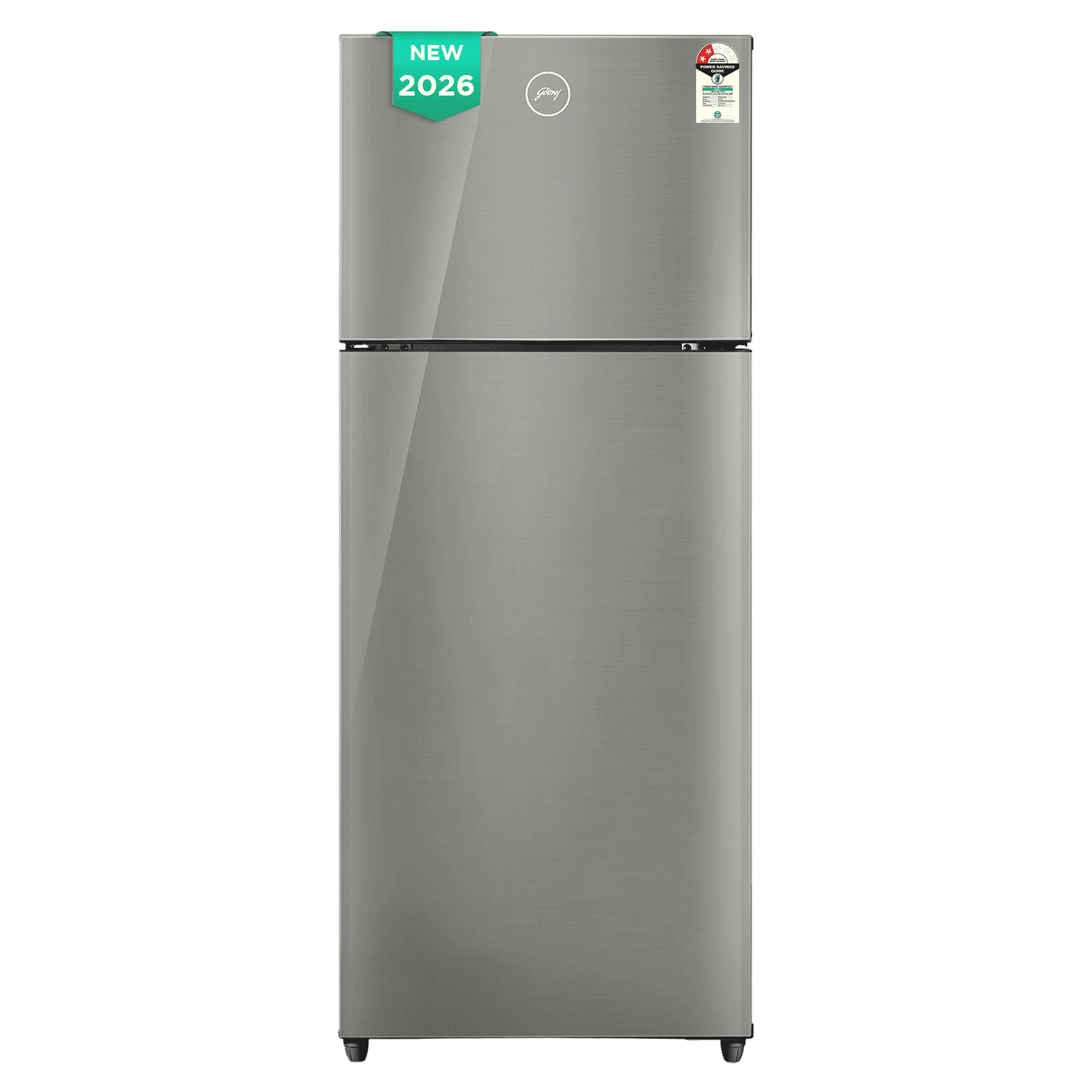 Godrej Eon Alpha 238 Litres 2 Star Frost Free Double Door Refrigerator with Nano Shield Technology (RT EONALPHA 270BN RI ST GL, Steel Grey) (2026 Model)_1