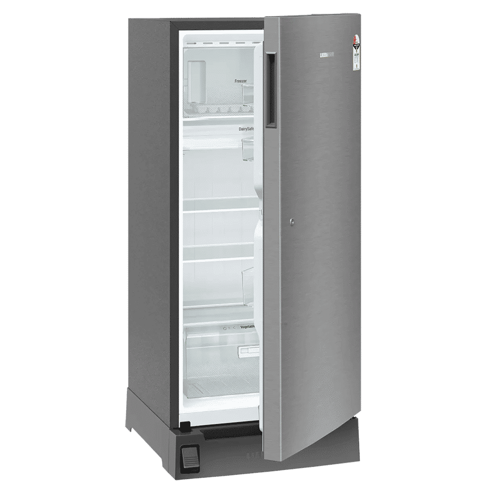 LIEBHERR Plus 191 Litres 2 Star Direct Cool Single Door Refrigerator with Hands-free Opening (DFPsiB 1931, Grey)_7