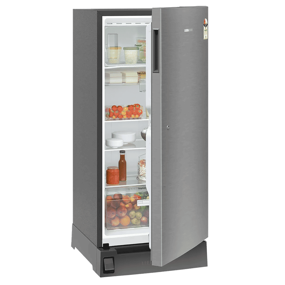 LIEBHERR Plus 191 Litres 2 Star Direct Cool Single Door Refrigerator with Hands-free Opening (DFPsiB 1931, Grey)_9