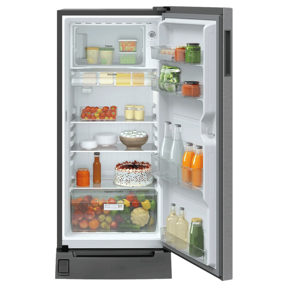 LIEBHERR Plus 191 Litres 2 Star Direct Cool Single Door Refrigerator with Hands-free Opening (DFPsiB 1931, Grey)_4