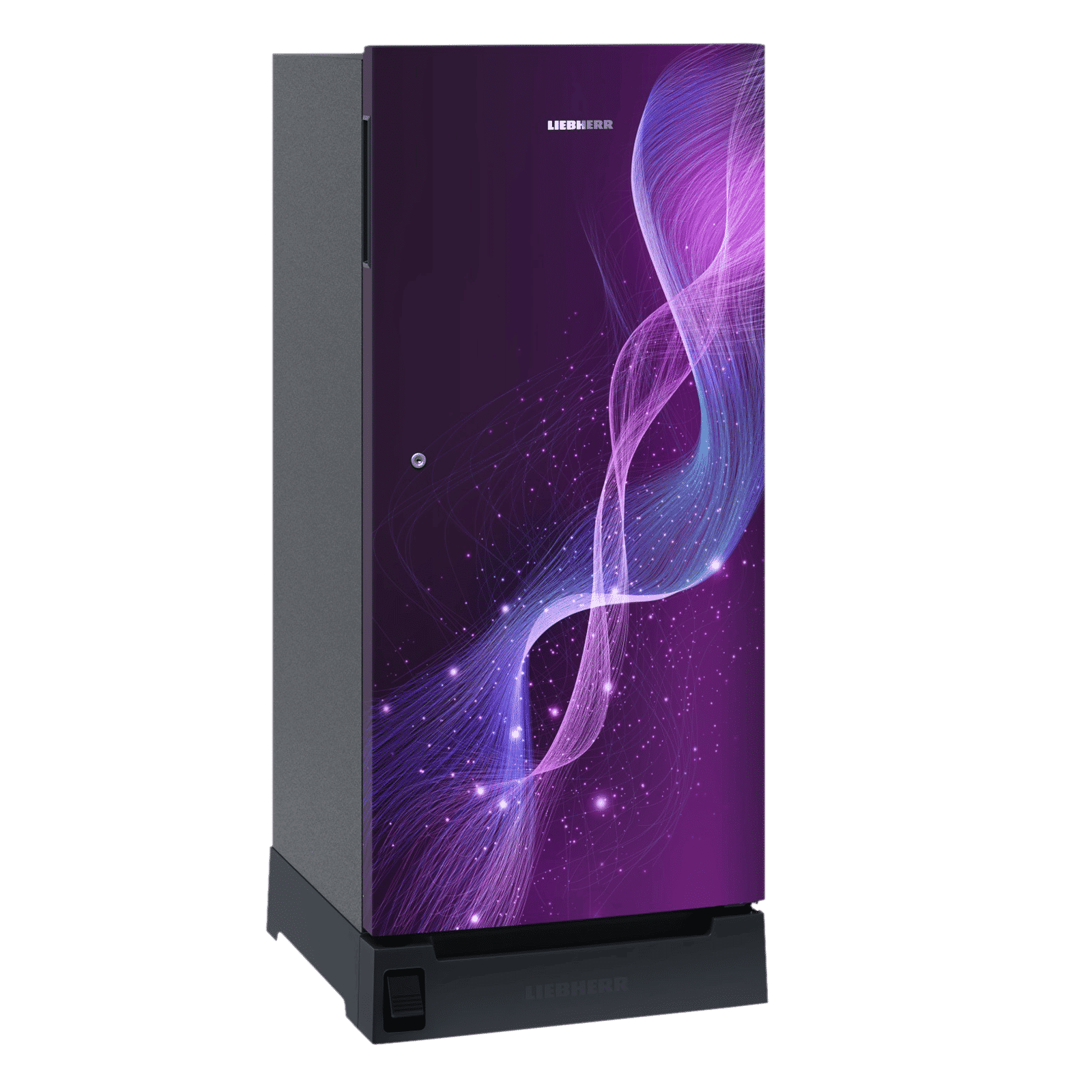 LIEBHERR Plus 191 Litres 3 Star Direct Cool Single Door Refrigerator with Hands-free Opening (DFPpsC 1931, Purple Strings)_3