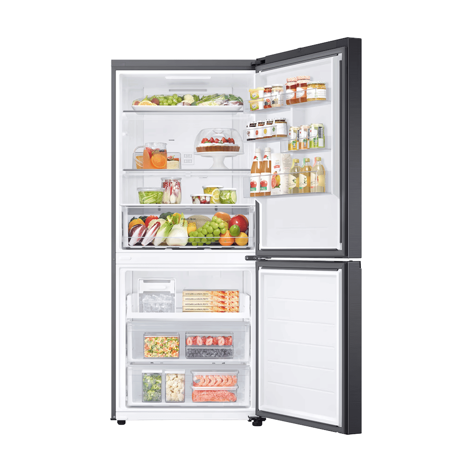 Samsung RB45 458 Litres 1 Star Frost Free Double Door Bottom Mount Smart Wifi Enabled Refrigerator with SpaceMax Technology (RB45DG6005B1TL, Black Doi) (2026 Model)_6