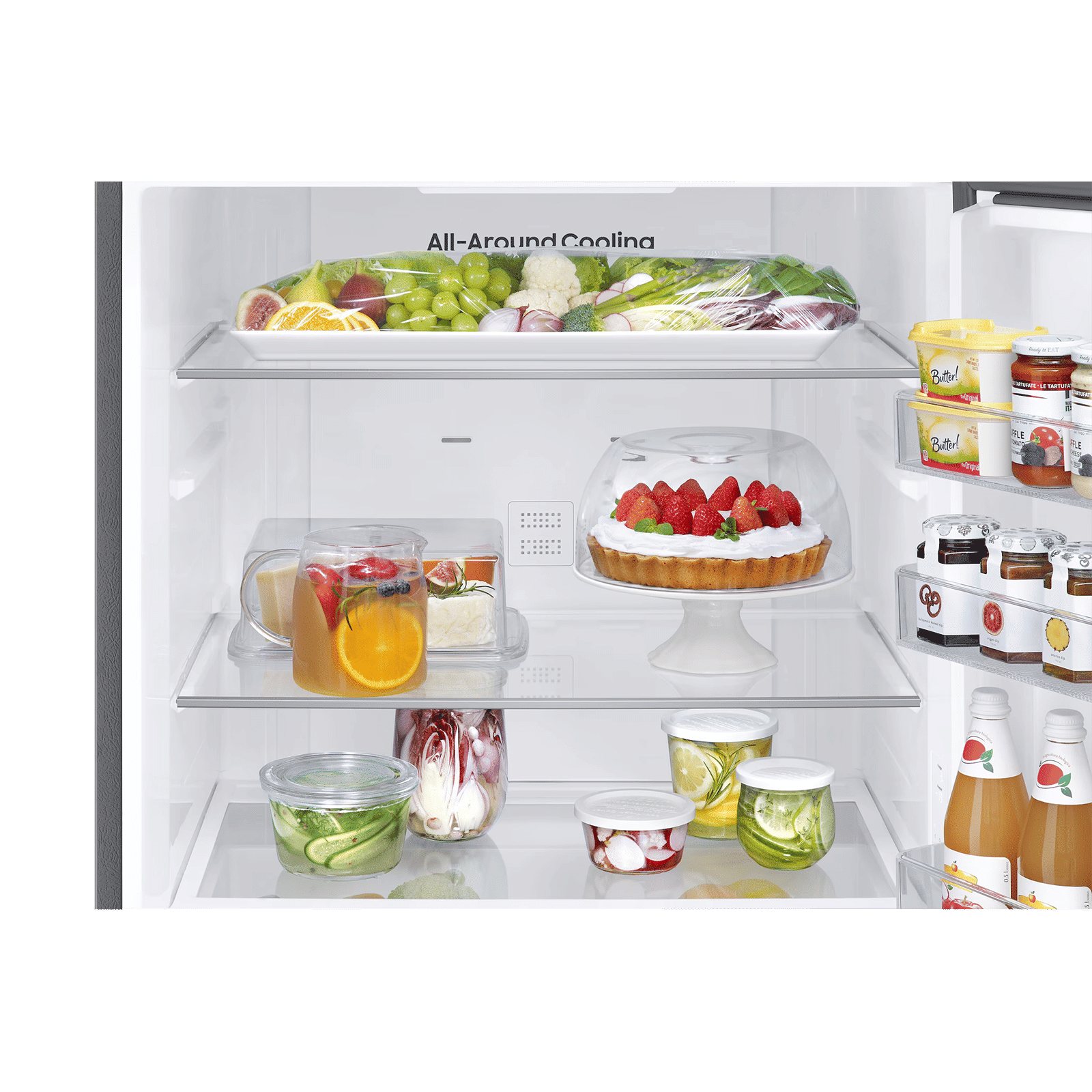 Samsung RB45 458 Litres 1 Star Frost Free Double Door Bottom Mount Smart Wifi Enabled Refrigerator with SpaceMax Technology (RB45DG6005B1TL, Black Doi) (2026 Model)_7