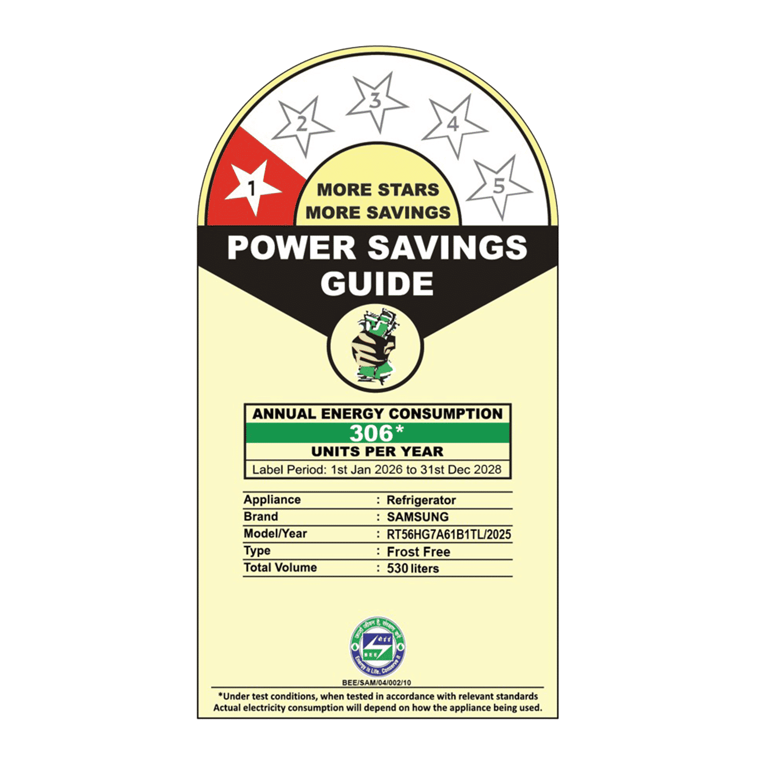 Samsung RT56 530 Litres 1 Star Frost Free Double Door Smart Wifi Enabled Convertible Refrigerator with Twin Cooling Plus Technology (RT56HG7A61B1TL, Black Doi)_2