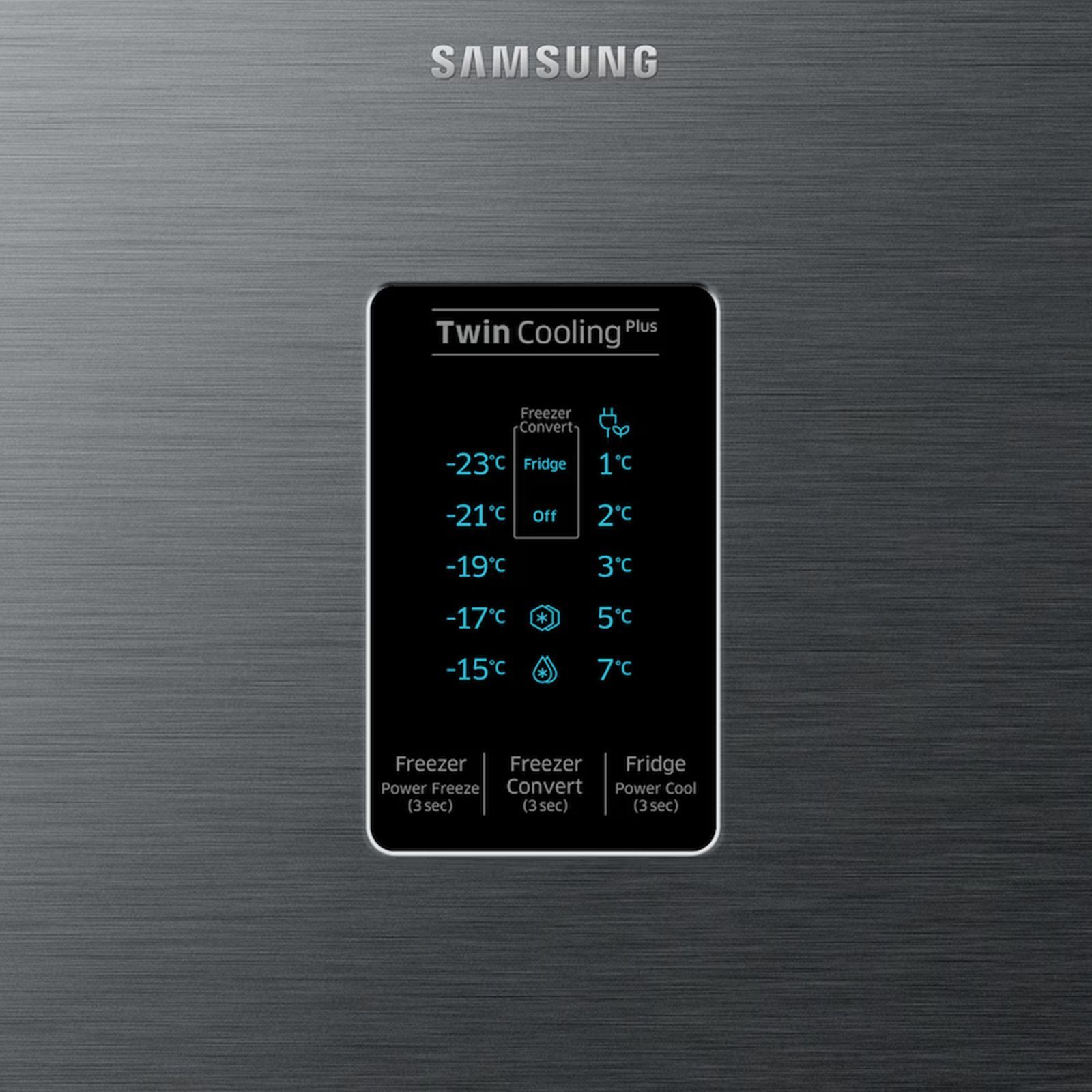 Samsung RT31 301 Litres 2 Star Frost Free Double Door Convertible Refrigerator with Twin Cooling Plus Technology (RT31H4522BX/HL, Luxe Black)_9