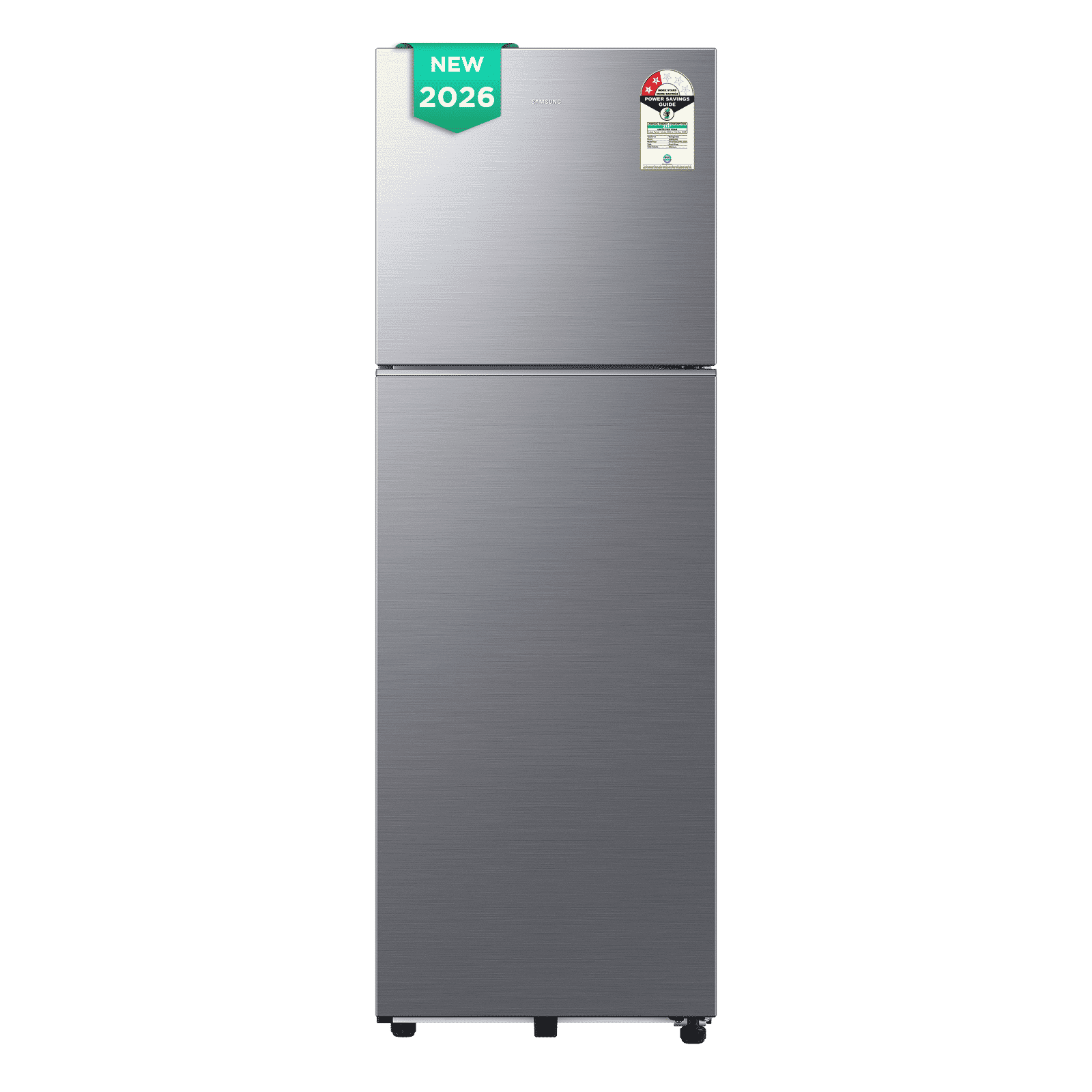 Samsung H30 256 Litres 2 Star Frost Free Double Door Convertible Refrigertaor with All Around Cooling (RT40H30U2PNL, Elegant Inox) (2026 Model)_1