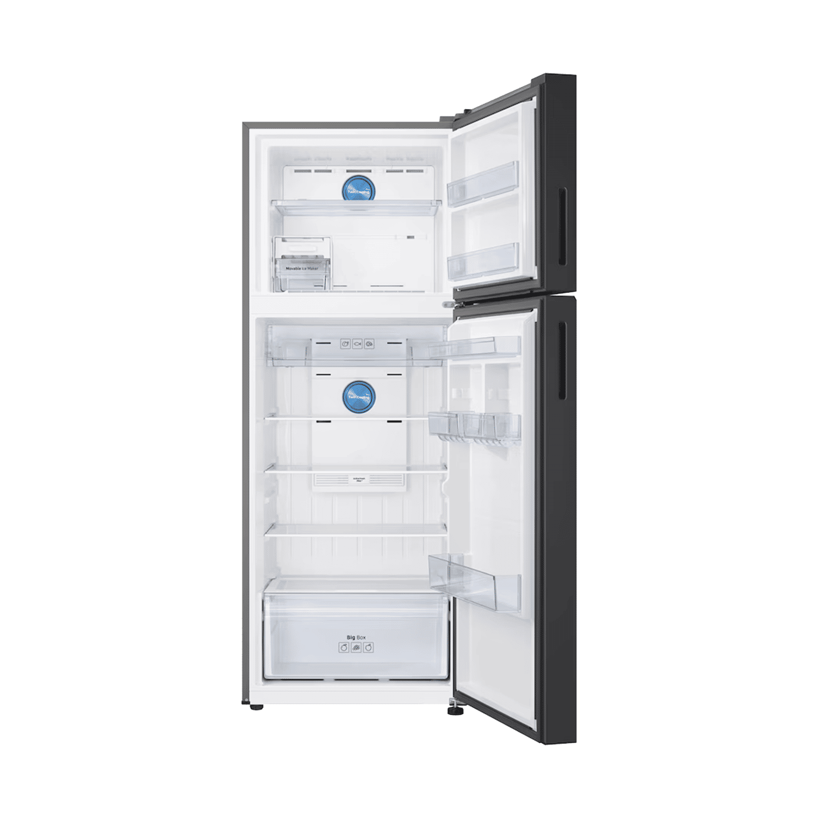 Samsung RT80 467 Litres 2 Star Frost Free Double Door Smart Wifi Enabled Convertible Refrigerator with Twin Cooling Plus Technology (RT80H51C2BHL, Black Glass)_5