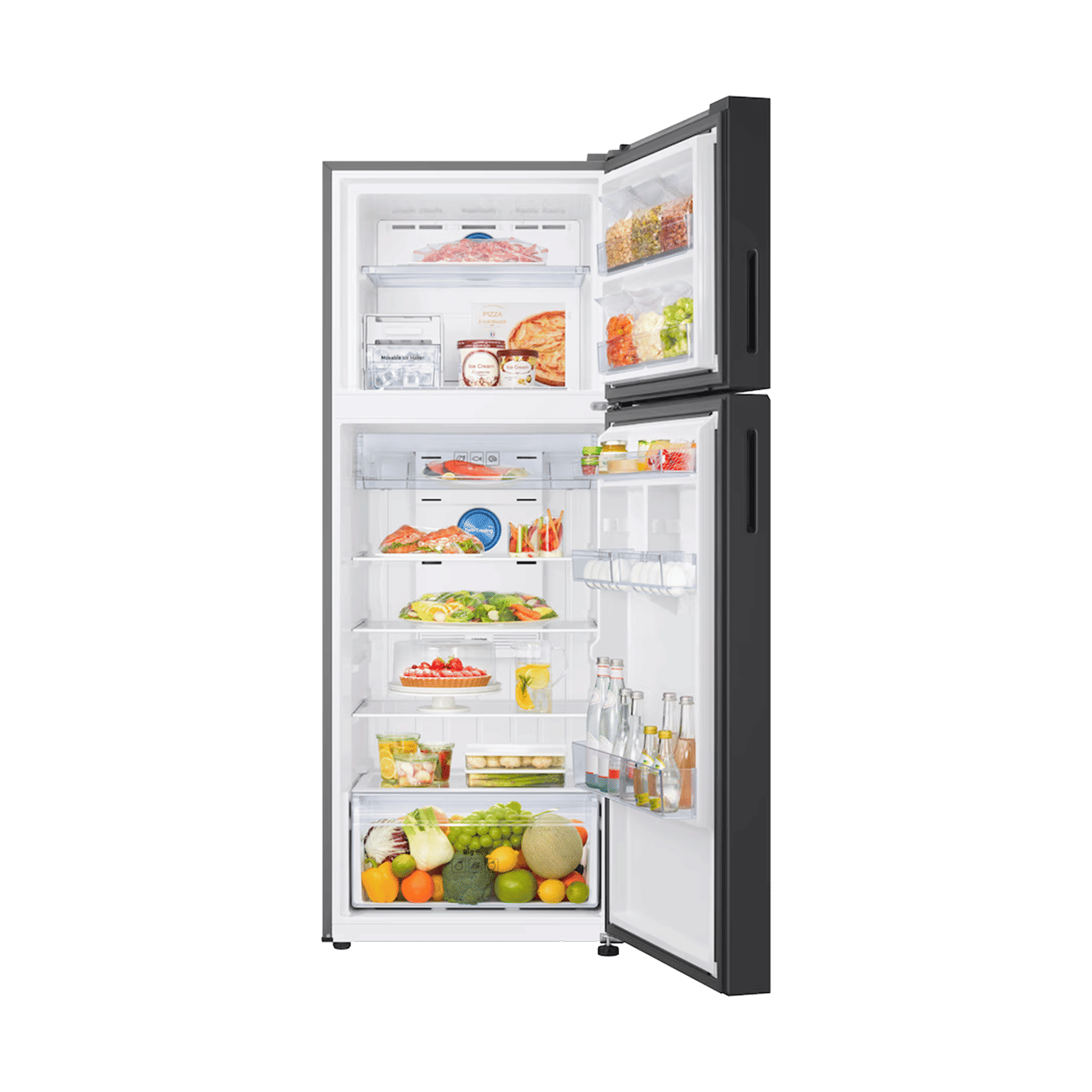 Samsung RT80 467 Litres 2 Star Frost Free Double Door Smart Wifi Enabled Convertible Refrigerator with Twin Cooling Plus Technology (RT80H51C2BHL, Black Glass)_6