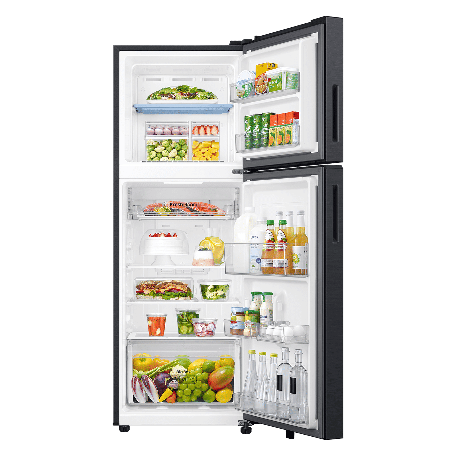 Samsung H28 236 Litres 2 Star Frost Free Double Door Smart Wifi Enabled Convertible Refrigerator with Power Cool (RT80H28U2FHL, Black Doi) (2026 Model)_4