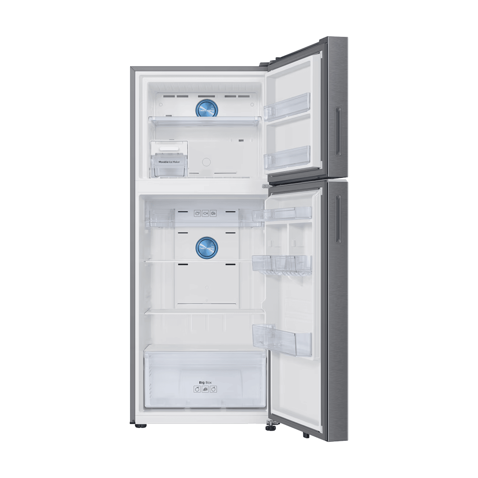 Samsung RT45 419 Litres 2 Star Frost Free Double Door Smart Wifi Enabled Convertible Refrigerator With SmartThings AI Energy Mode (RT45HG6A22SLHL, EZ Clean Steel) Samsung RT45 419 Litres 2 Star Frost Free Double Door Smart Wifi Enabled Convertible Refrigerator With SmartThings AI Energy Mode (RT45HG6A22SLHL, EZ Clean Steel)_5